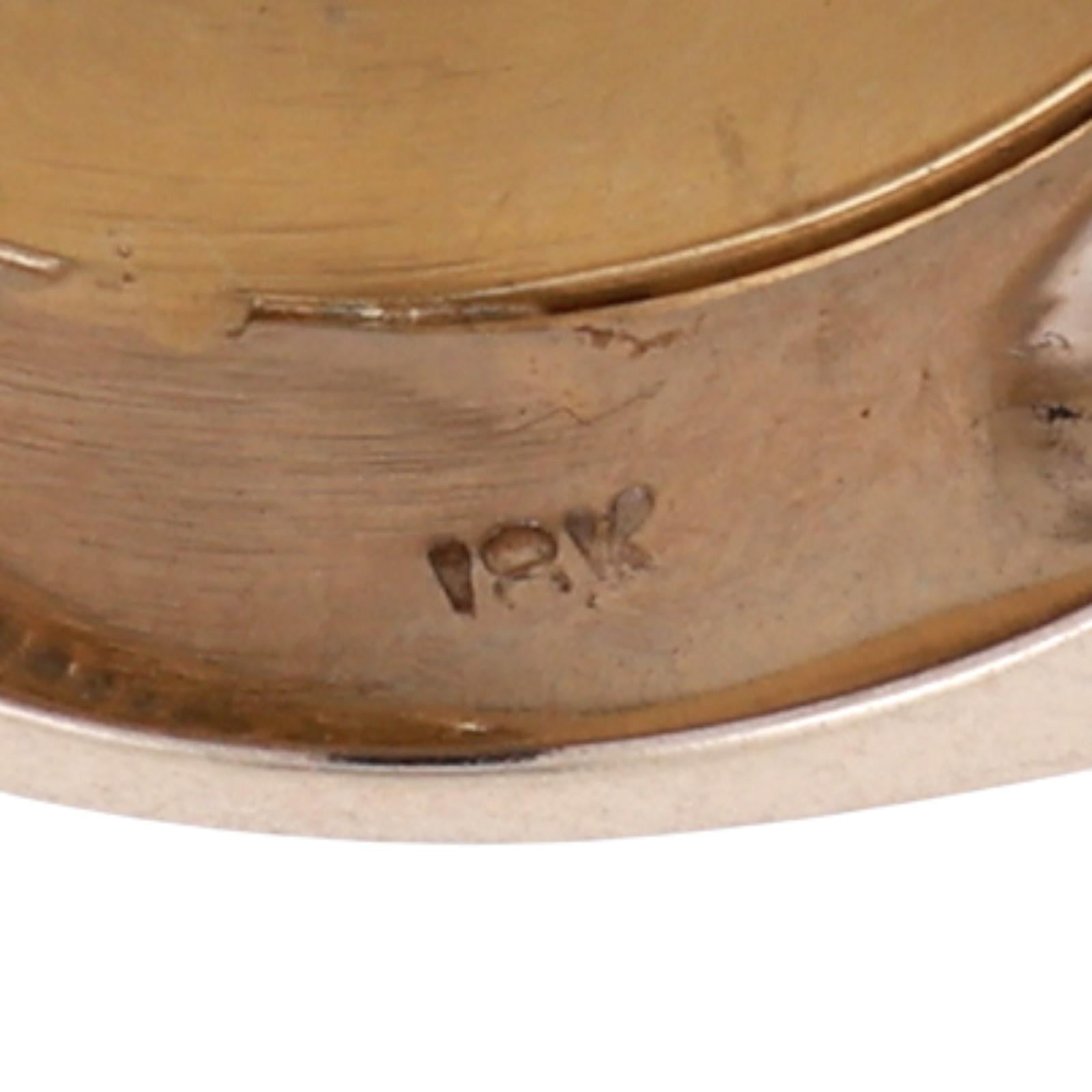 3.50 TW Princess Cut Diamond Bypass Ring 18K Gold Size 6.5 Ladies Estate