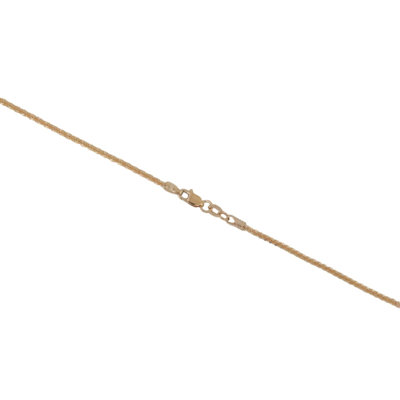 Sparkle Chain Necklace 14K Yellow Gold 18.25" Unisex Estate