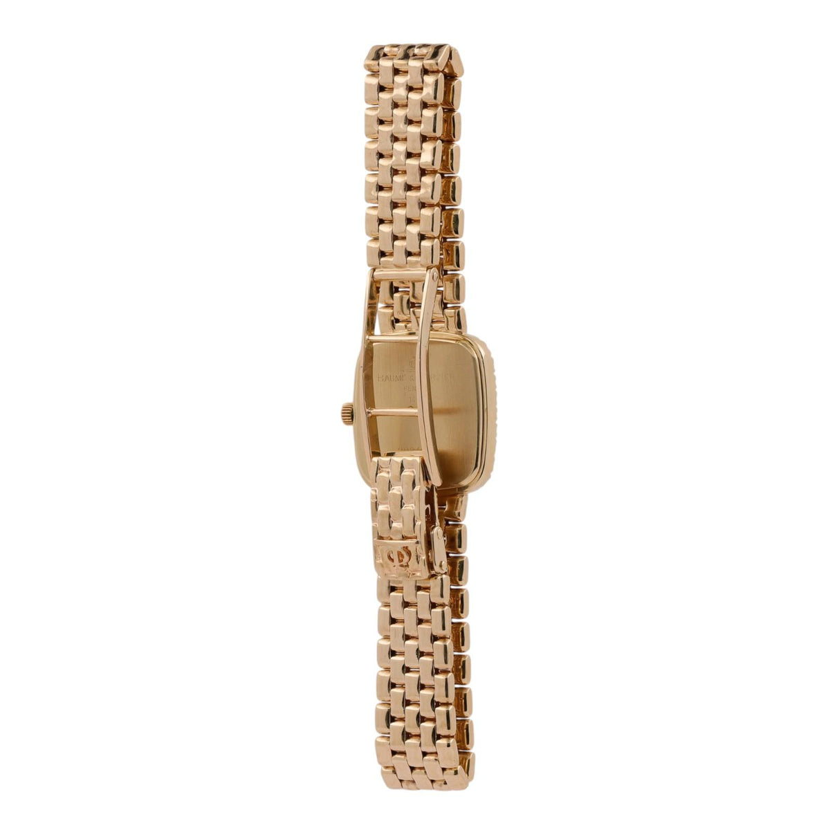 Baume & Mercier 14K Yellow Gold Diamond Bezel Ladies Quartz Watch 42.2g