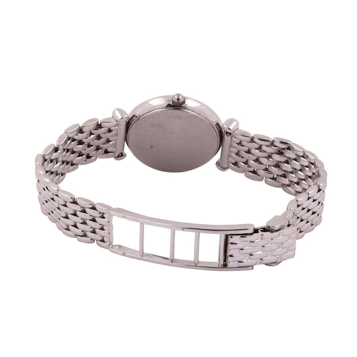 J. Chevalier 18K White Gold Diamond Bezel Ladies Quartz Watch 1.75 CTW 7.25"