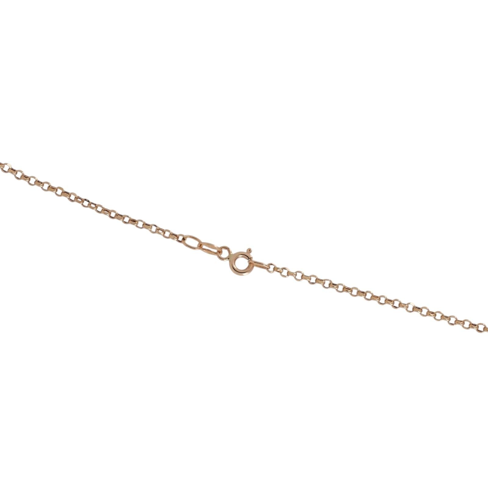 18K Two Tone Gold Natural Diamond Cross Pendant Necklace 0.50CTW 18"