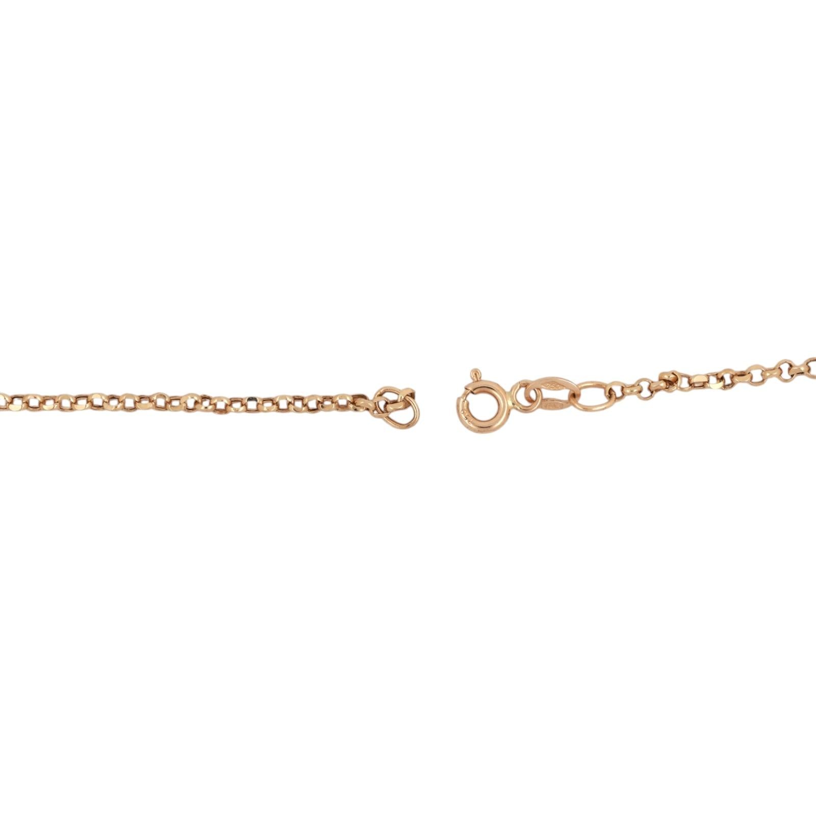 18K Two Tone Gold Natural Diamond Cross Pendant Necklace 0.50CTW 18"