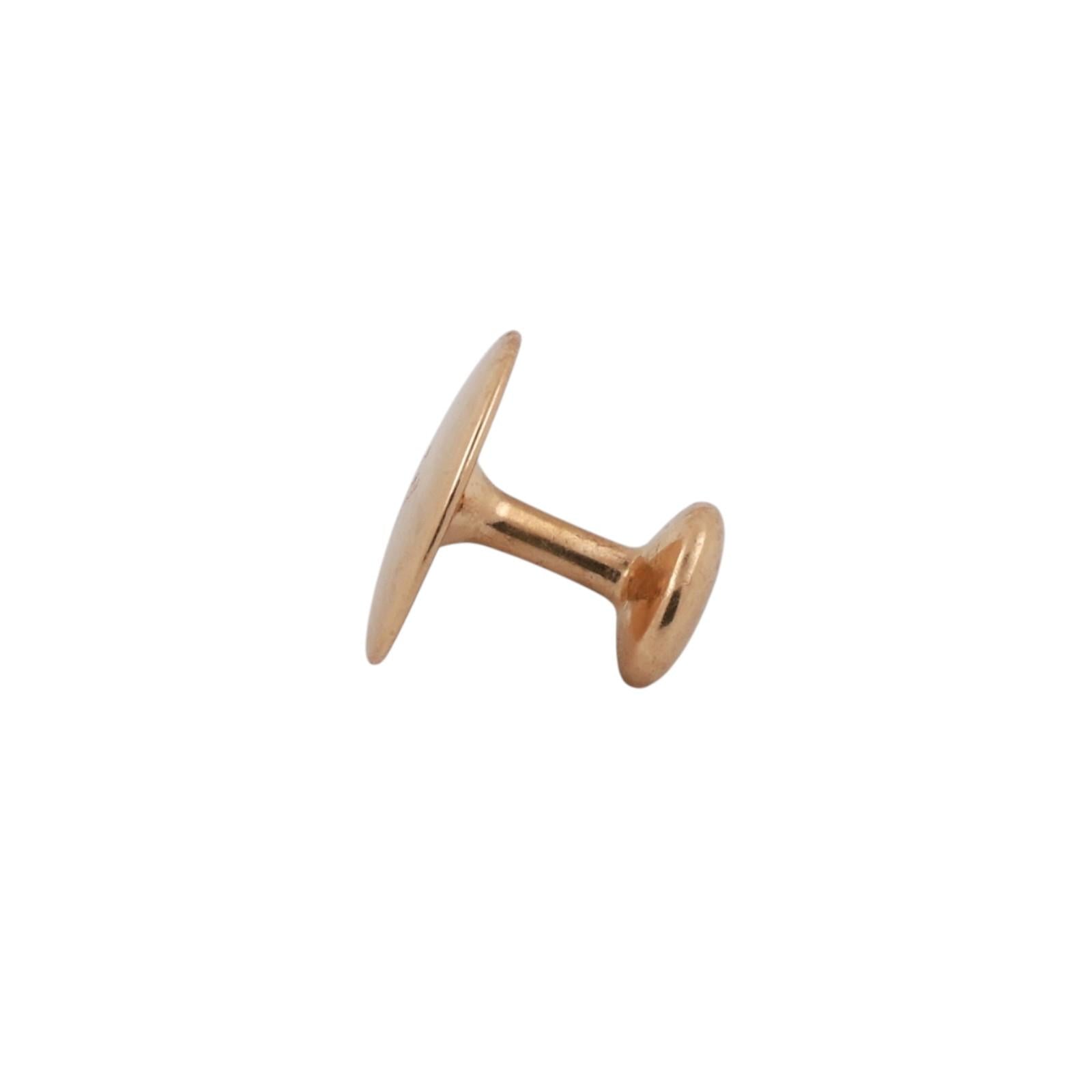 Vintage Tiffany & Co. 18K Yellow Gold Collar Button Men Estate