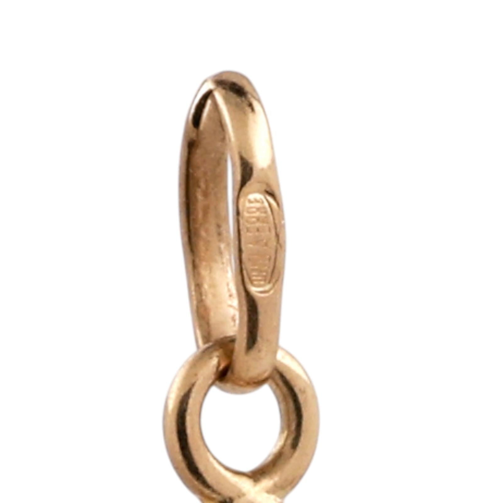 18K Yellow Gold Star of David Pendant Twisted Rope Design 750 Estate Charm