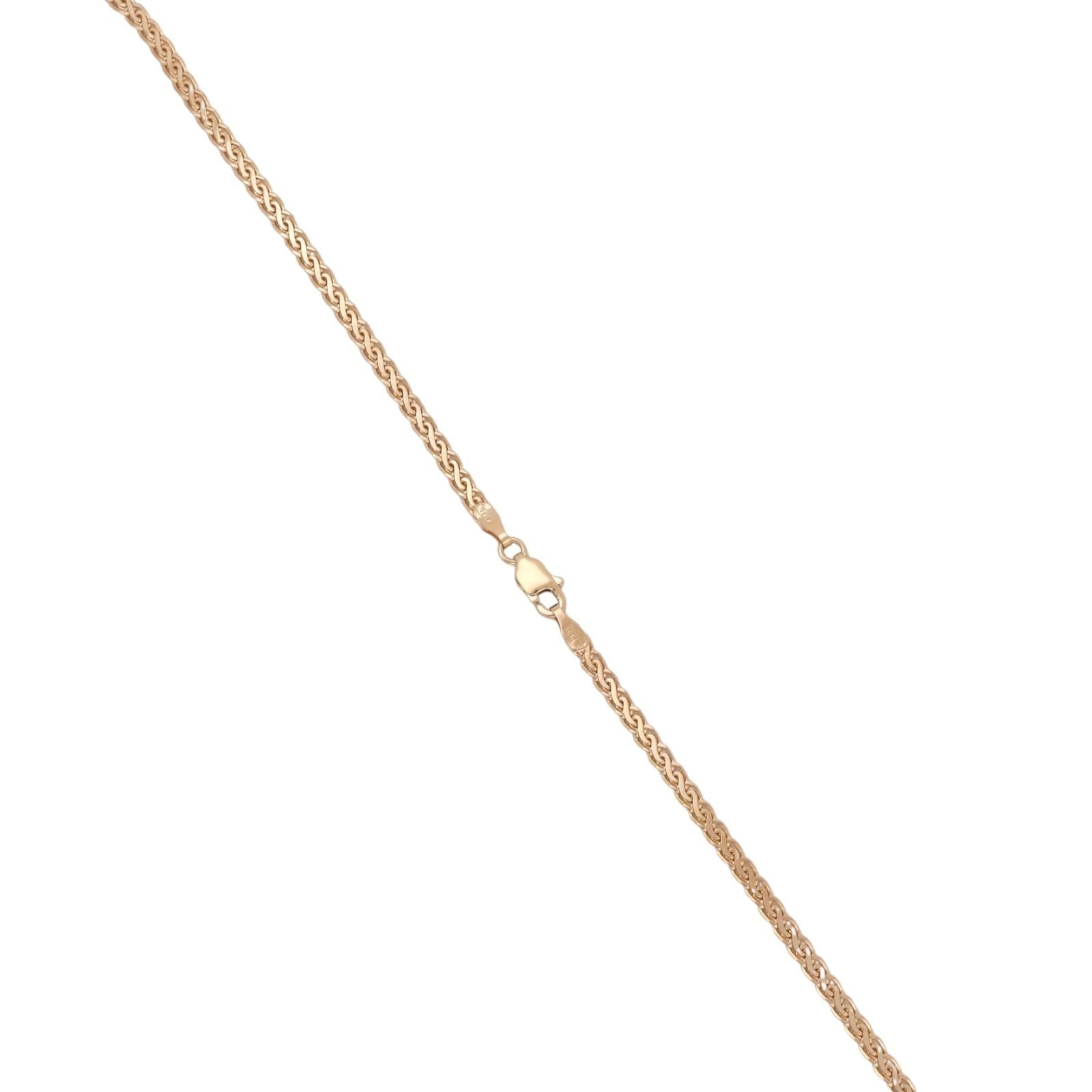 14K Yellow Gold Ruby Diamond Y Necklace Marquise Ruby Drop 17.5" Estate