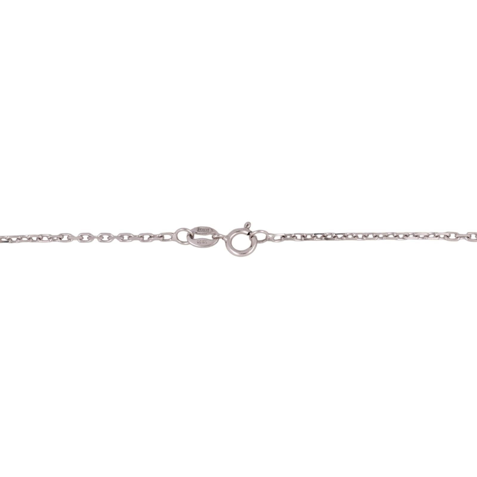 14K Two Tone Gold Diamond Heart Pendant Necklace 0.65CTW Italy 18" Chain