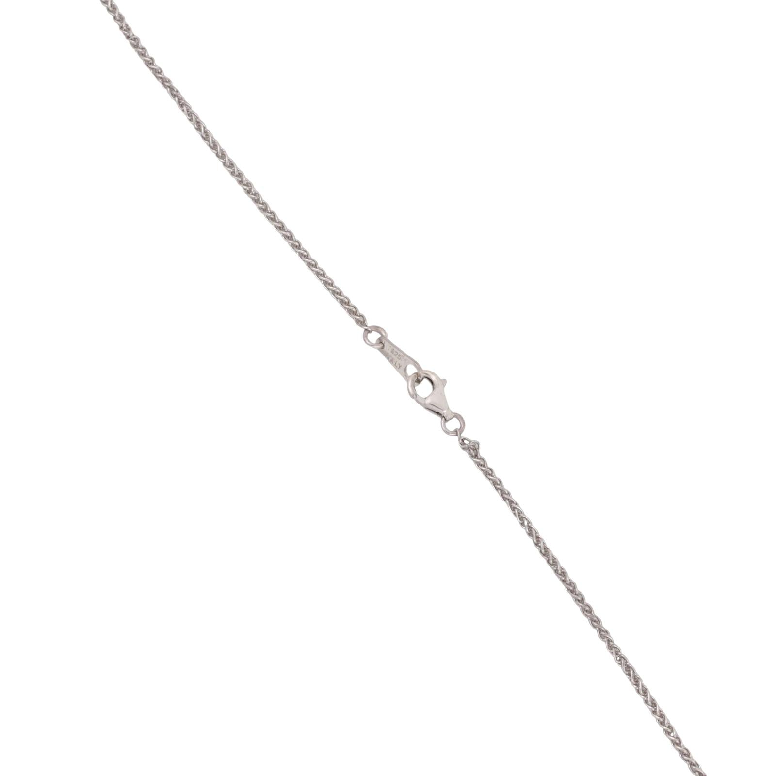 EFFY Sterling Silver Amethyst Pendant Necklace 3.75 CTW 18" Ladies