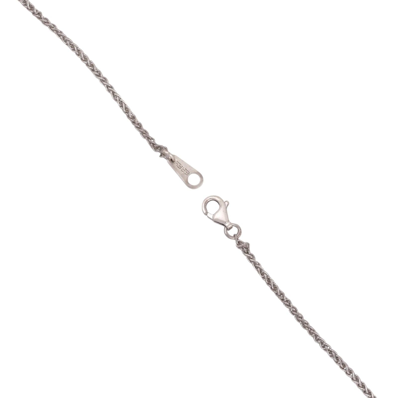 EFFY Sterling Silver Amethyst Pendant Necklace 3.75 CTW 18" Ladies