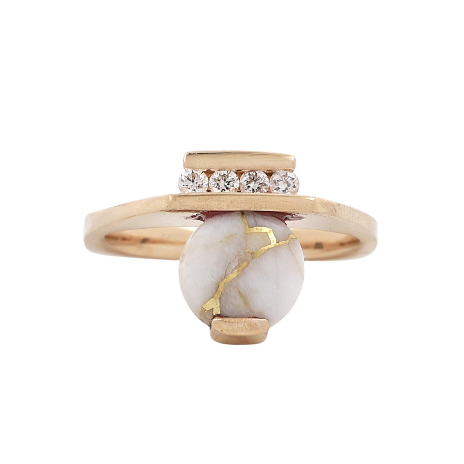 14K Yellow Gold Glacier Gold Diamond Ring 2.62CTW Size 6.25 Estate