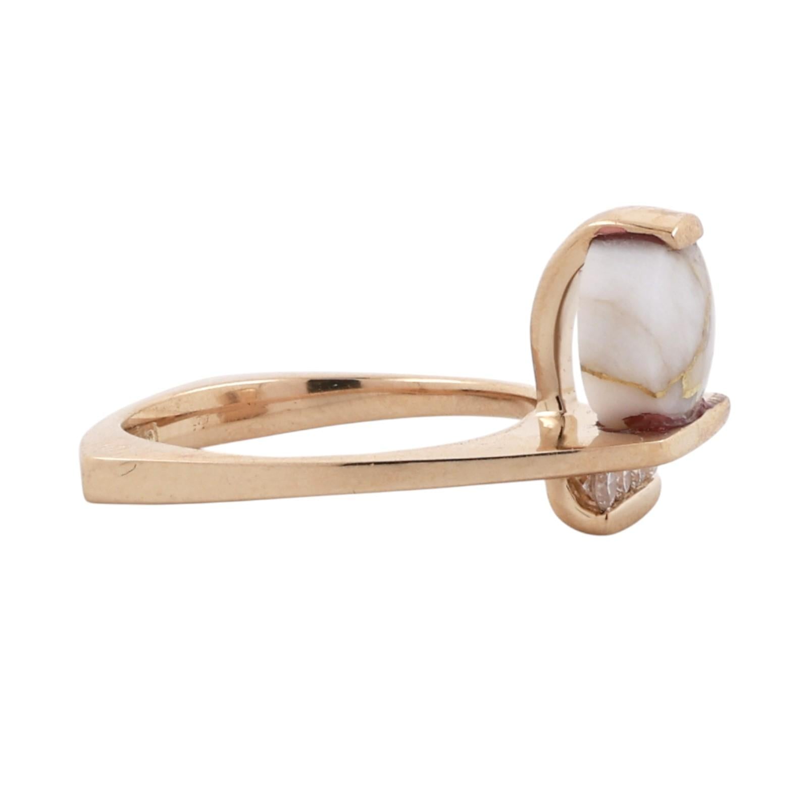 14K Yellow Gold Glacier Gold Diamond Ring 2.62CTW Size 6.25 Estate
