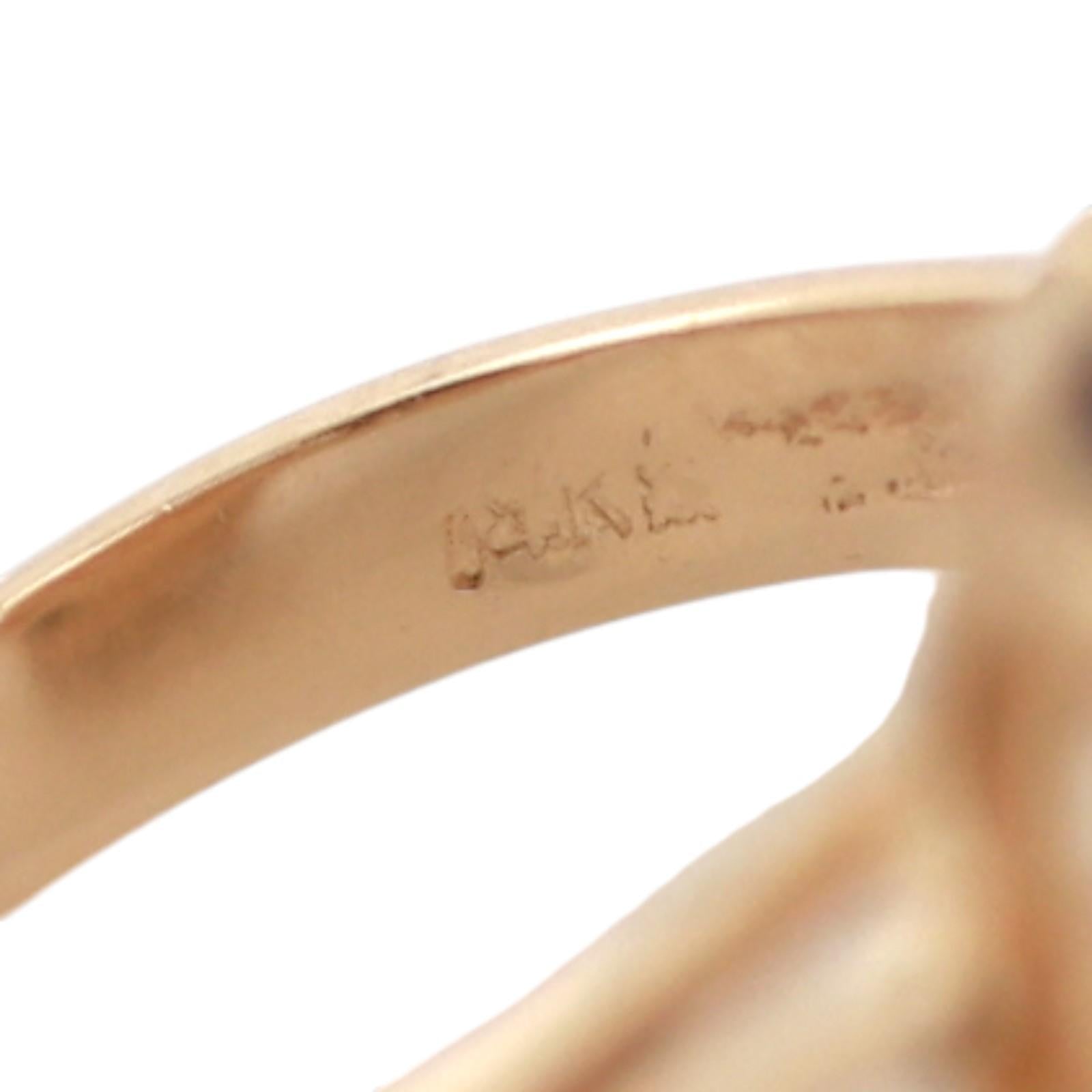14K Yellow Gold Akoya Pearl Blue Sapphire Dome Cluster Cocktail Ring Size 6.5