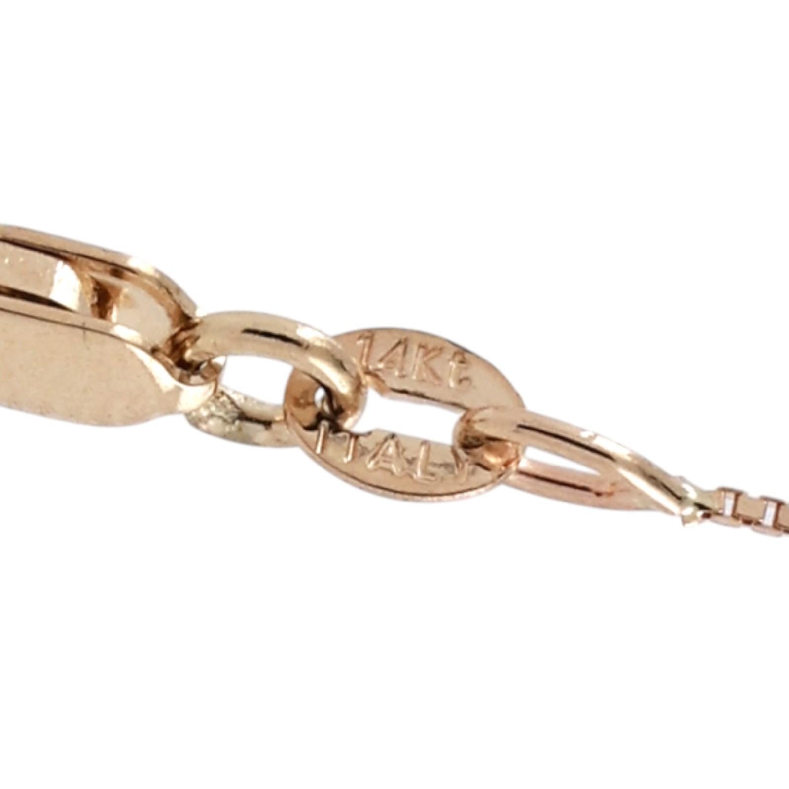 14K Yellow Gold 0.50TW Diamond Open Heart Pendant Necklace Round Baguette 18.25"