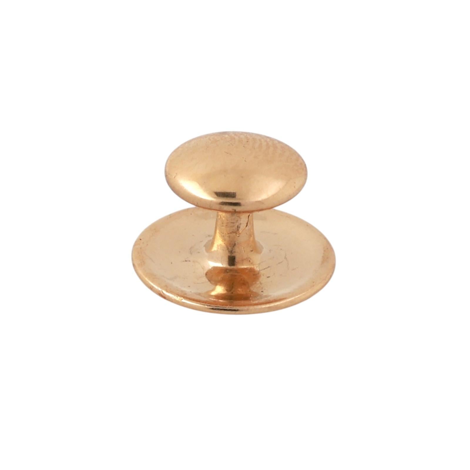 Vintage Tiffany & Co. 18K Yellow Gold Collar Button Men Estate