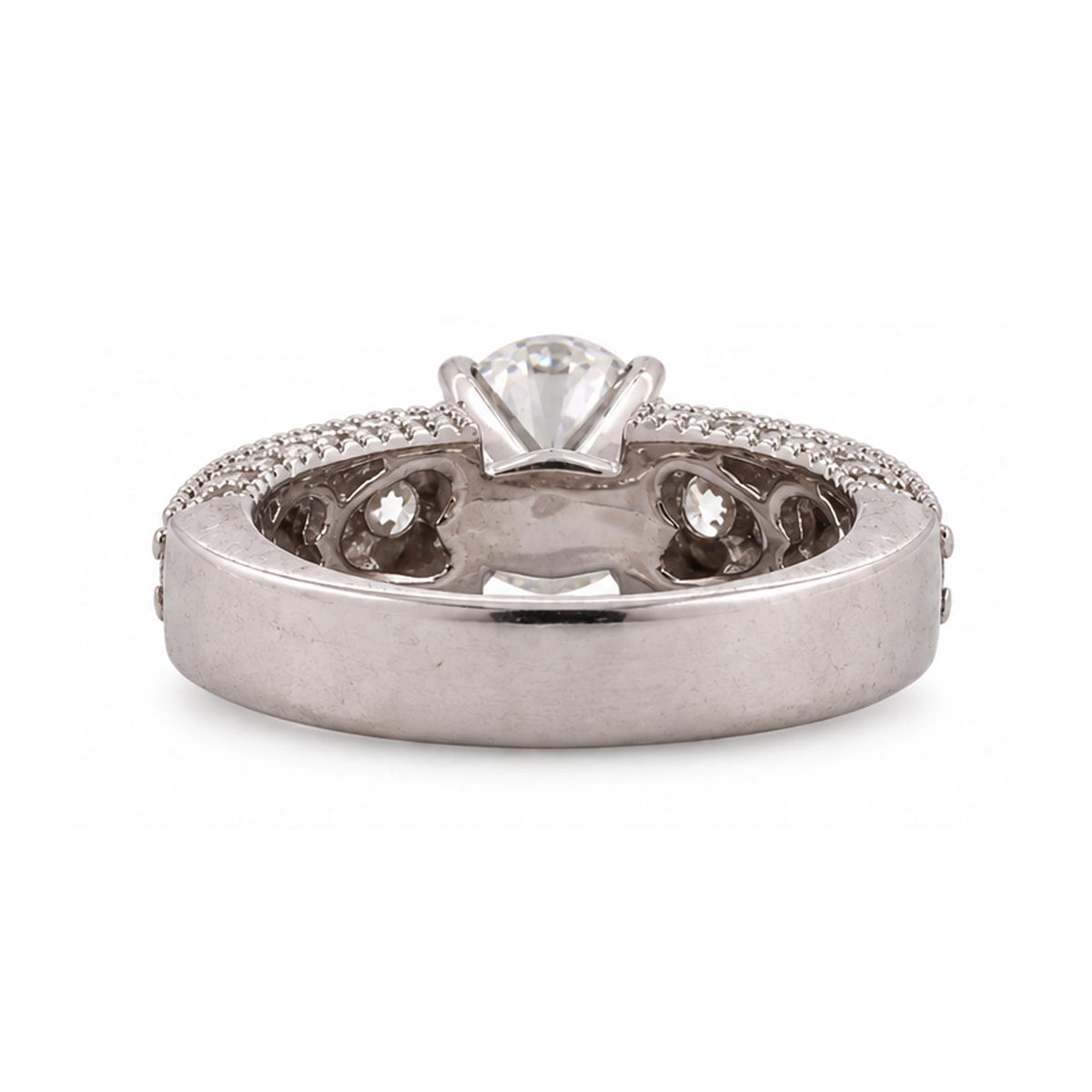 GIA Natural Diamond Engagement Ring Platinum 2.52 CTW 1.52 CT H VS2 Round