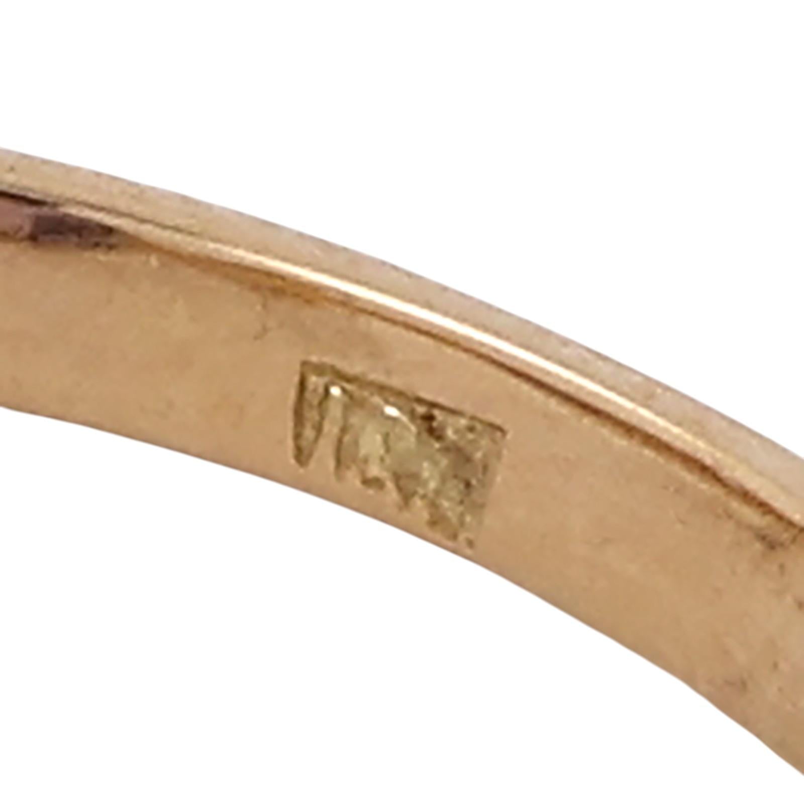 Color Change Lab Created Alexandrite Ring Yellow Gold 2.50CT Size 8.25 Estate
