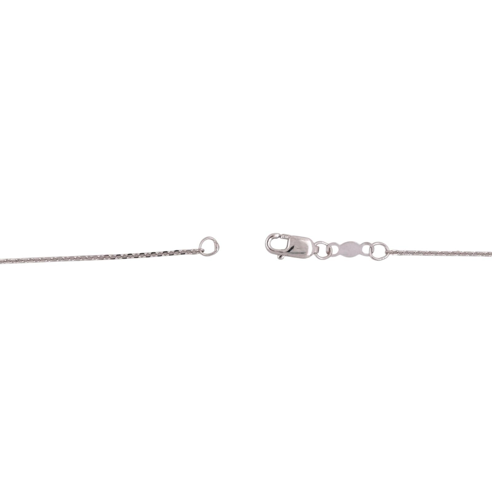 Jane Seymour Open Hearts 14K White Gold Diamond Necklace 0.40CTW Estate 14.75"