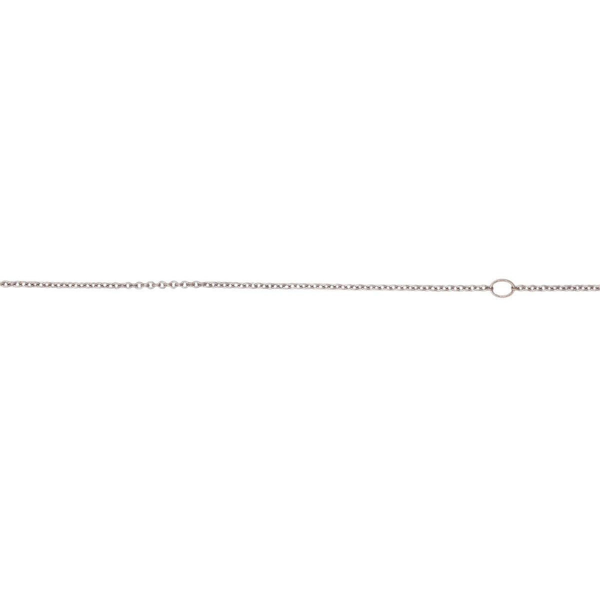 EFFY Diamond Teardrop Cluster Halo PendanNecklace 14K White Gold 1.10 CTW 16-18"