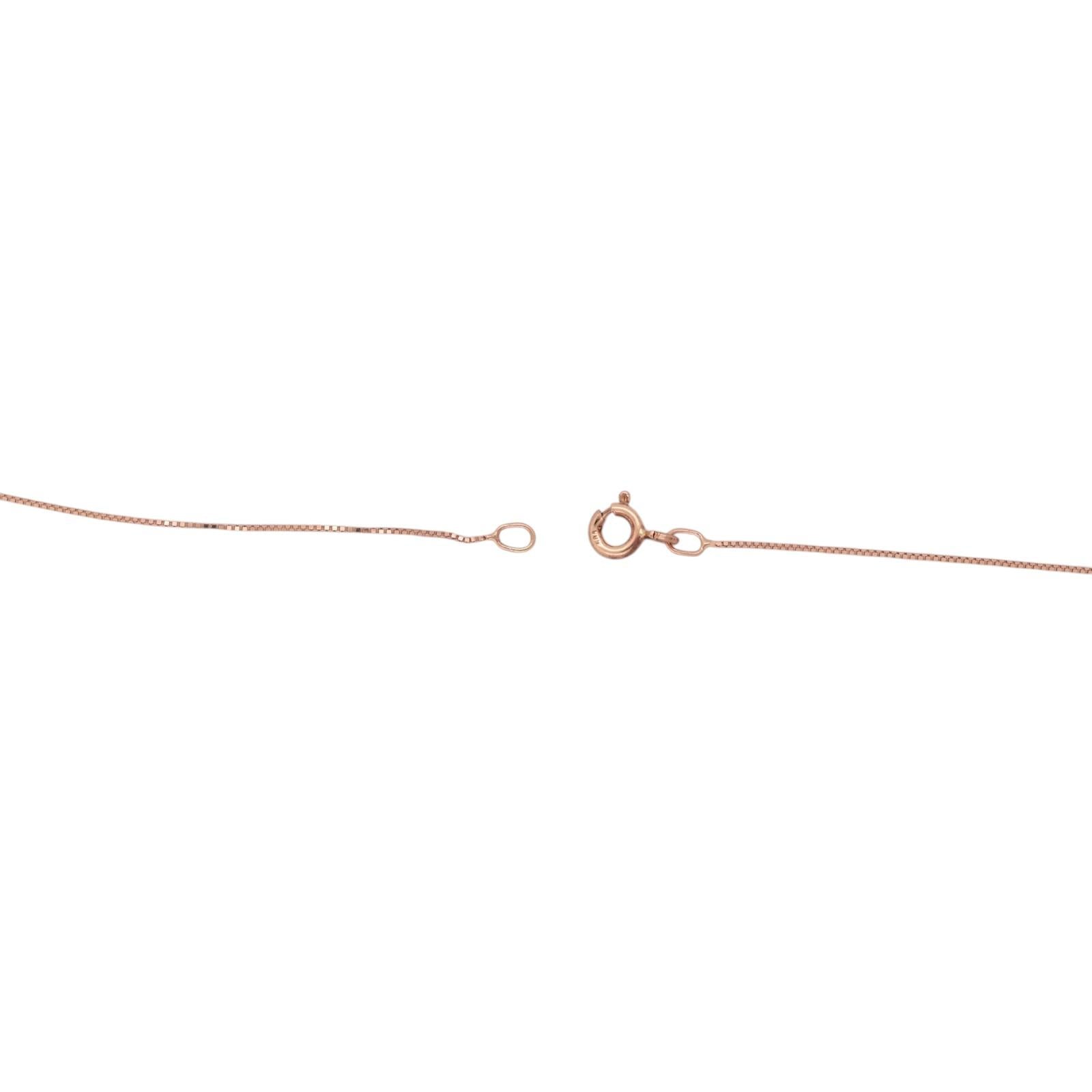 Le Vian Blue Topaz Pendant Chain Necklace 14K Rose Gold 5.96CTW 18"