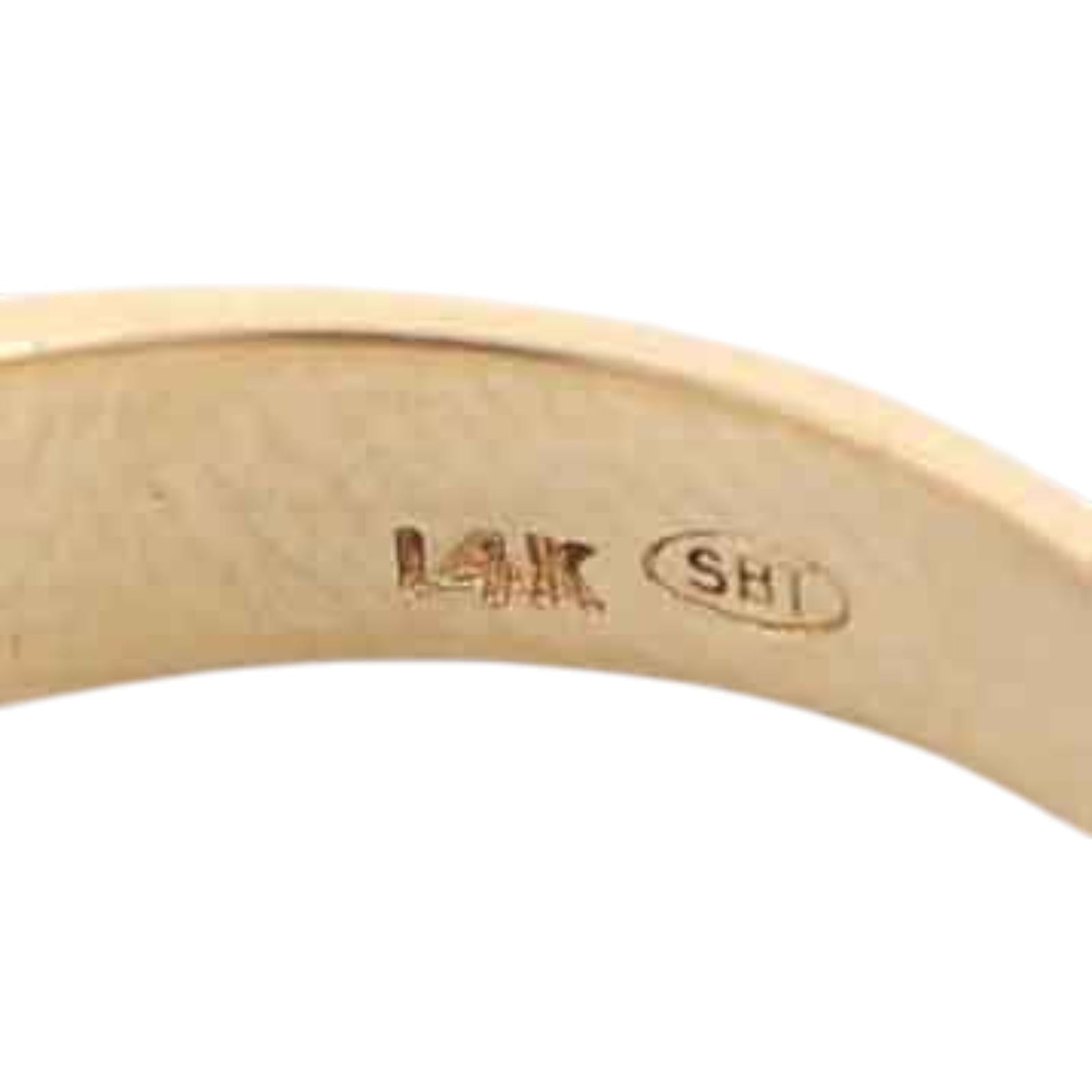 Natural Diamond Wedding Band Ring 14K Yellow Gold 0.75CTW Channel Set Size 9