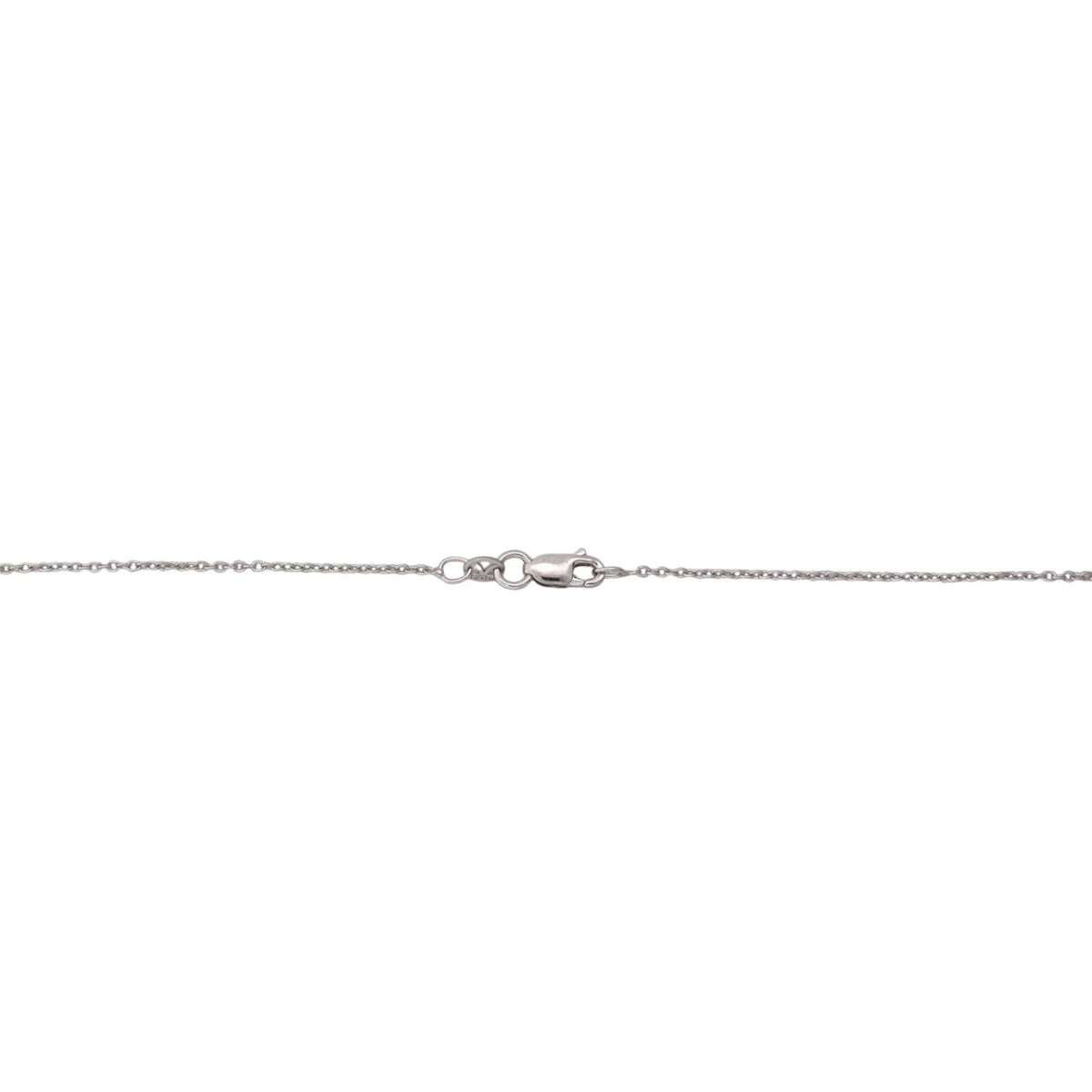 Le Vian 14K White Gold Cable Chain Necklace 18.25" 1.3g Signed