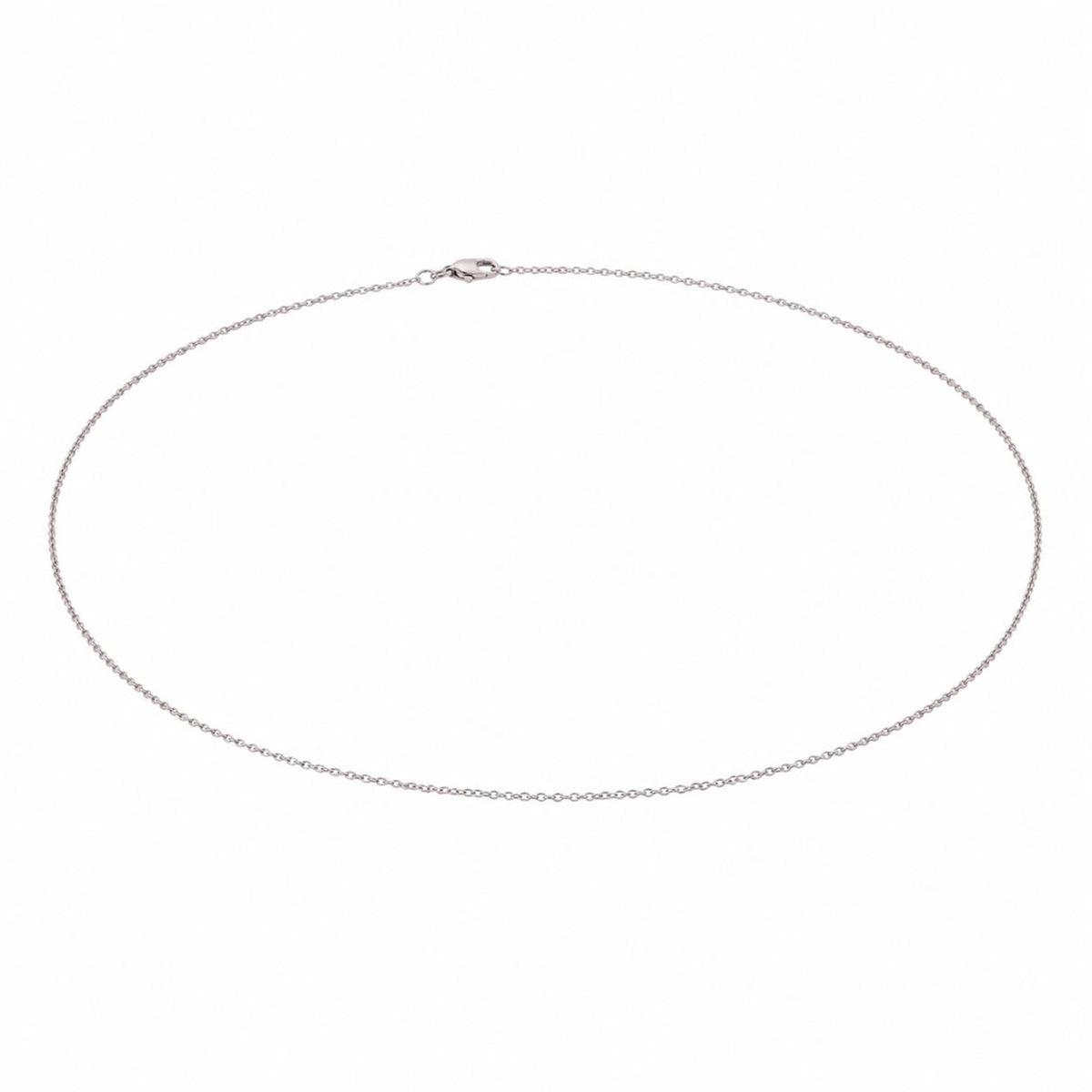 Le Vian 14K White Gold Cable Chain Necklace 18.25" 1.3g Signed
