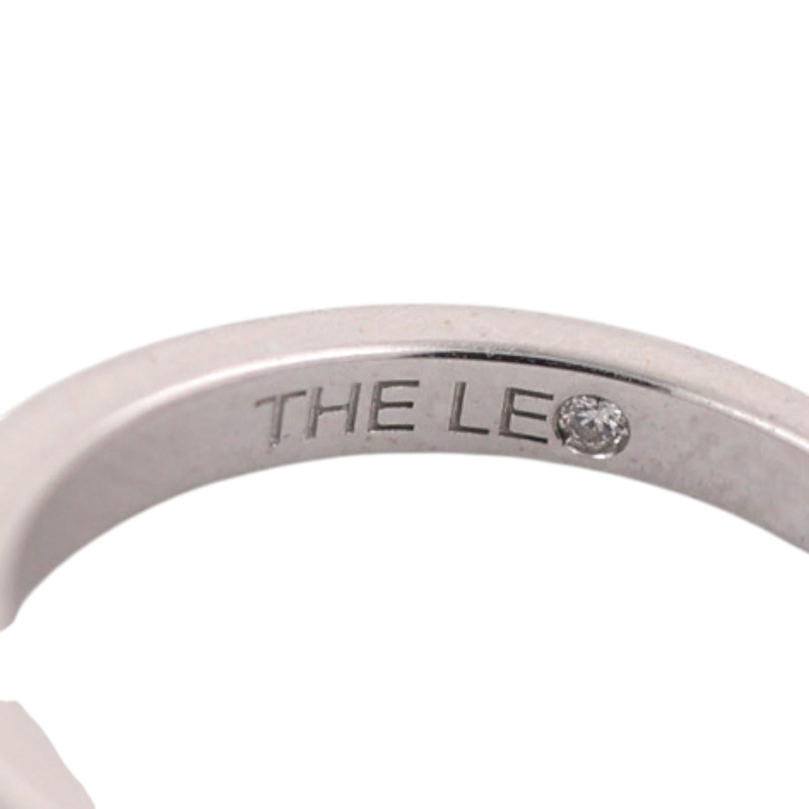 The Leo 14K White Gold 1.20 CTW Natural Diamond Princess Cut Bridal Ring Set