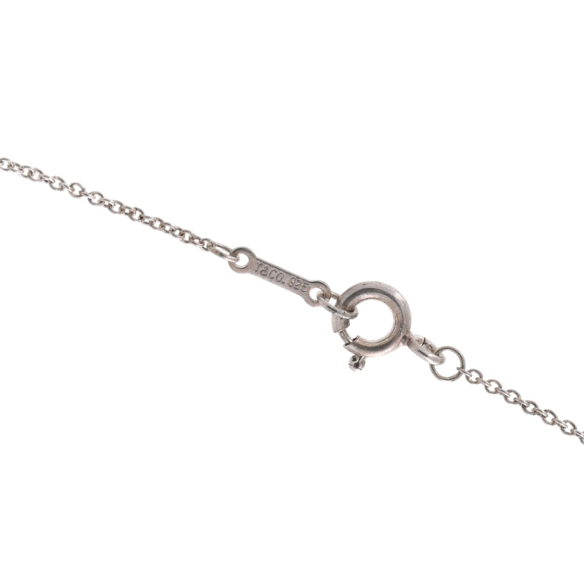 Tiffany & Co. Paloma Picasso Loving Heart Necklace Sterling Silver 925 16.5"