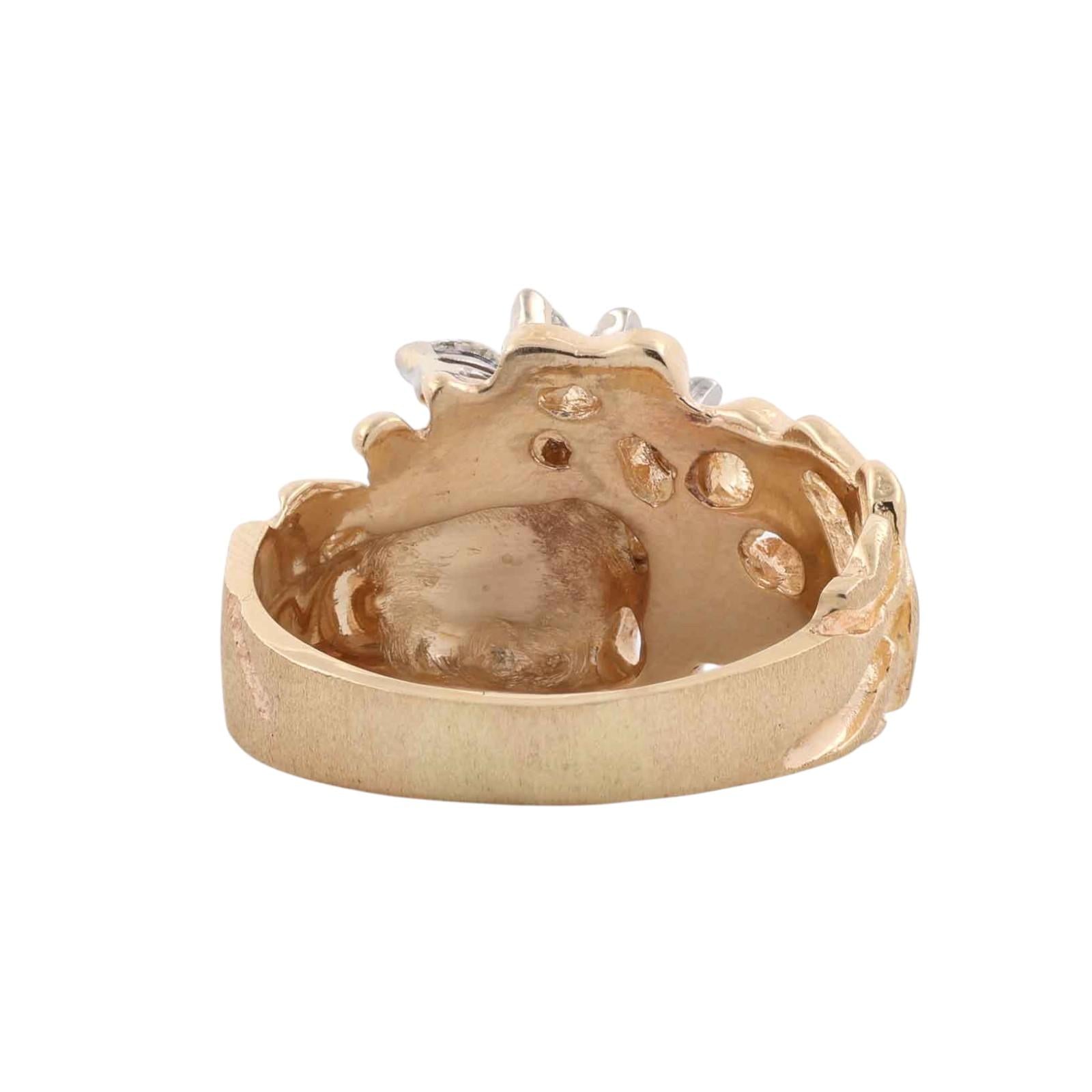 Natural Black Star Sapphire Marquise Diamond Ring Yellow Gold Unisex Size 12