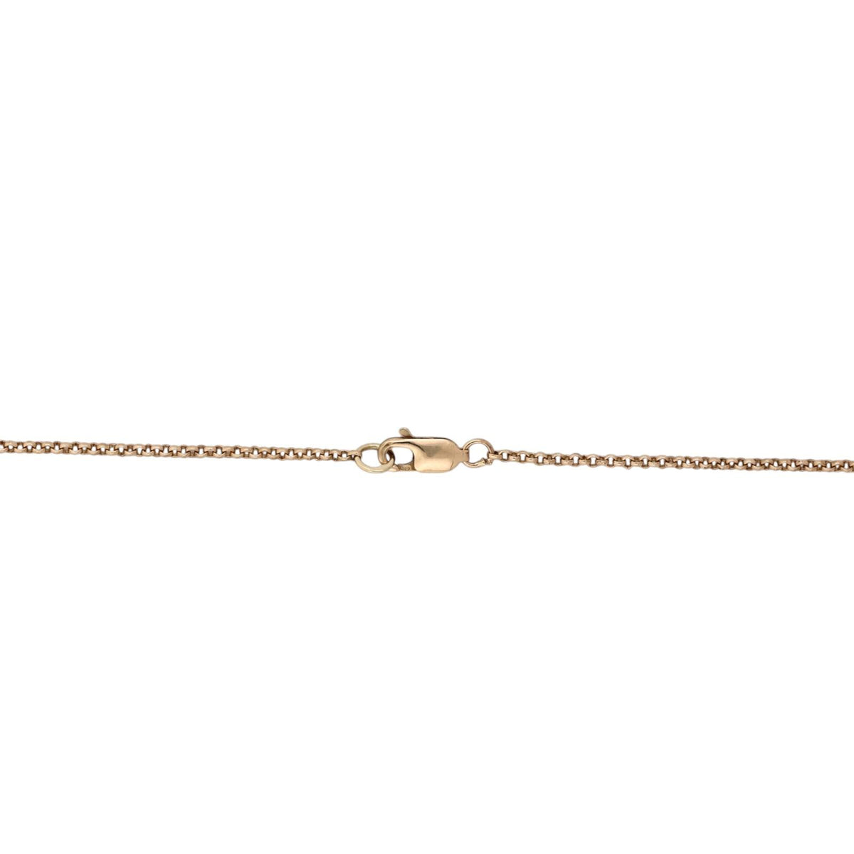 Cluster Diamond Heart Pendant Necklace 14K Yellow Gold 0.22 CTW 17.25" Estate