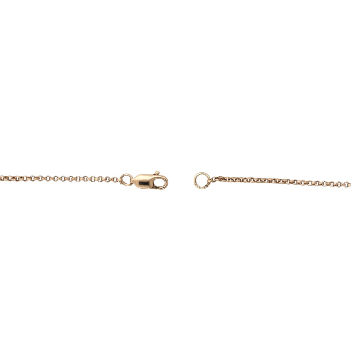 Cluster Diamond Heart Pendant Necklace 14K Yellow Gold 0.22 CTW 17.25" Estate
