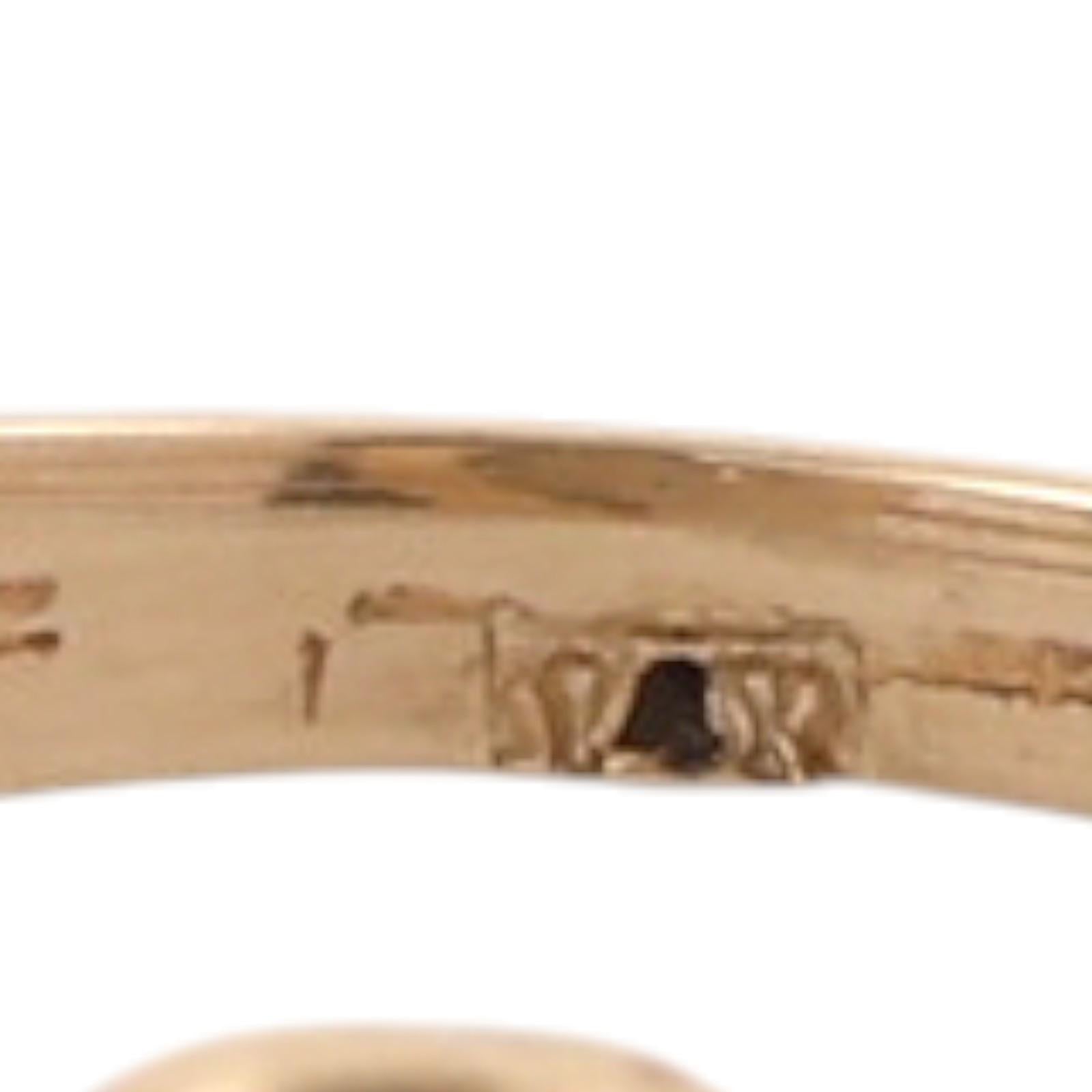 Natural Cluster Diamond Heart Ring 14K Two Tone Gold 0.10CTW Split Shank Sz 5.5