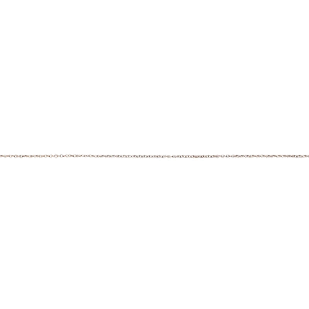 Tiffany & Co. Letter Logo Lavalier Necklace Sterling Silver 925 16" T&CO