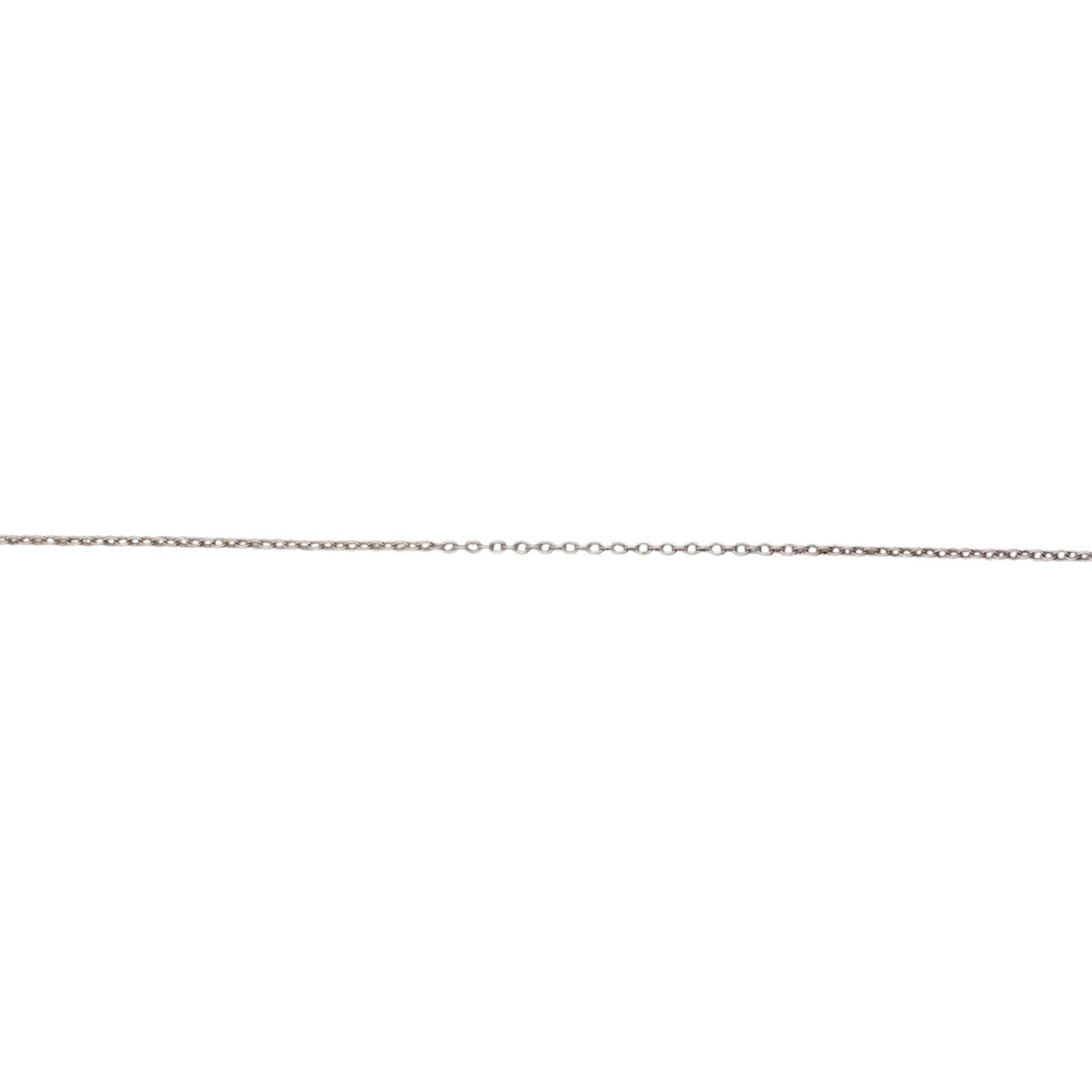 Tiffany & Co. Vintage Cutout Puffed Heart Necklace Sterling Silver 925 17"