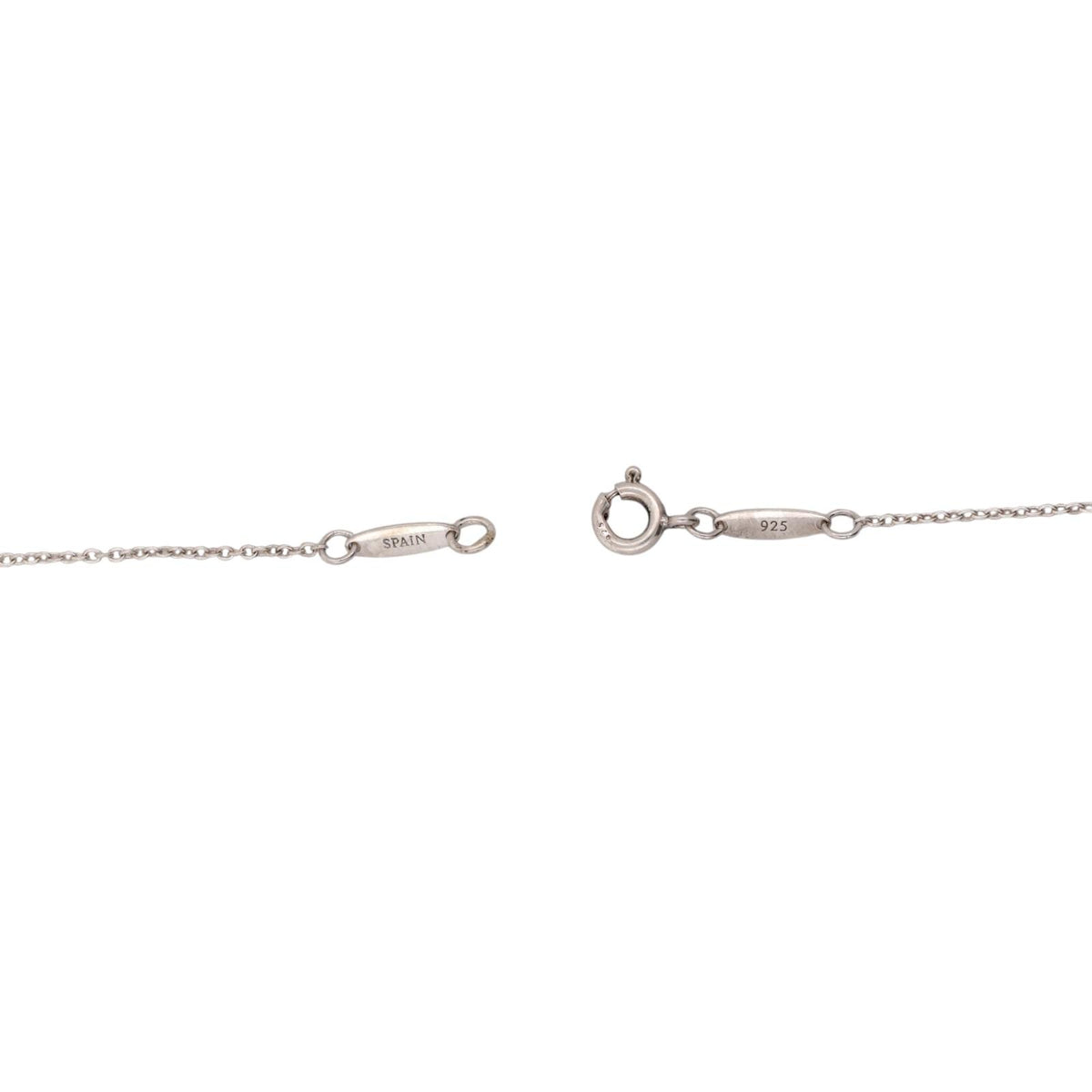 Tiffany & Co. Vintage Cutout Puffed Heart Necklace Sterling Silver 925 17"