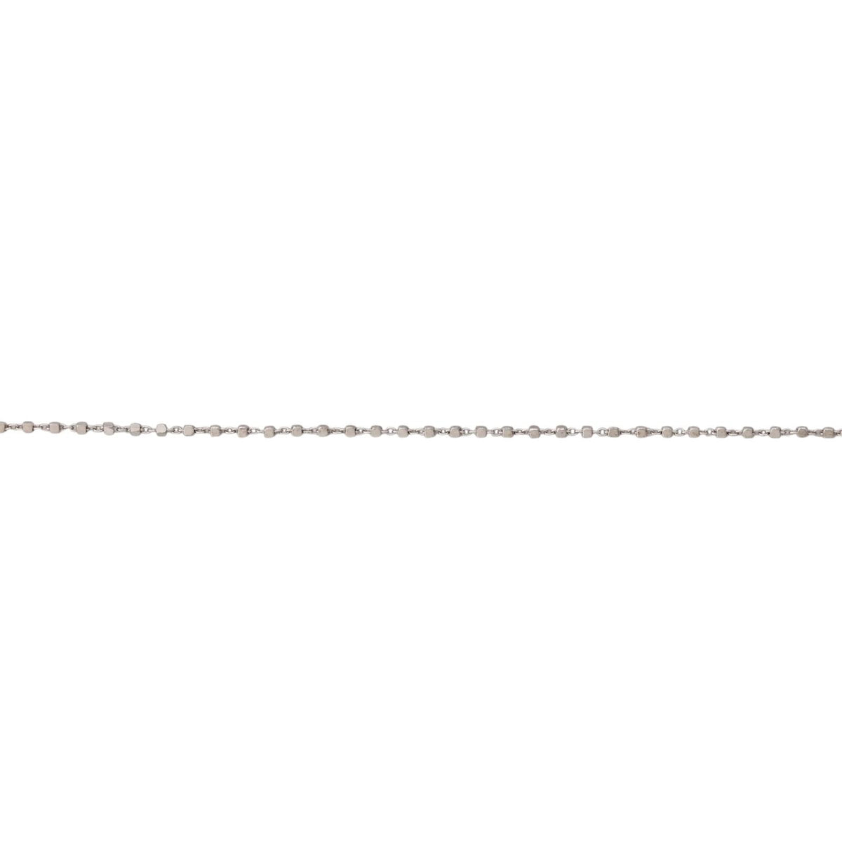 Natural Diamond Square Halo Pendant Necklace 14K White Gold 1.50 CTW 18.75"