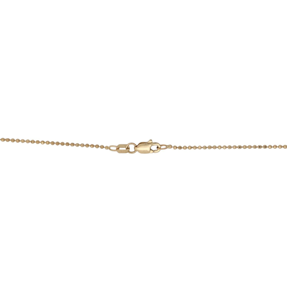 Dolphin Diamond Pendant Necklace 14K Gold 0.12 CTW 20.5" South Africa Estate