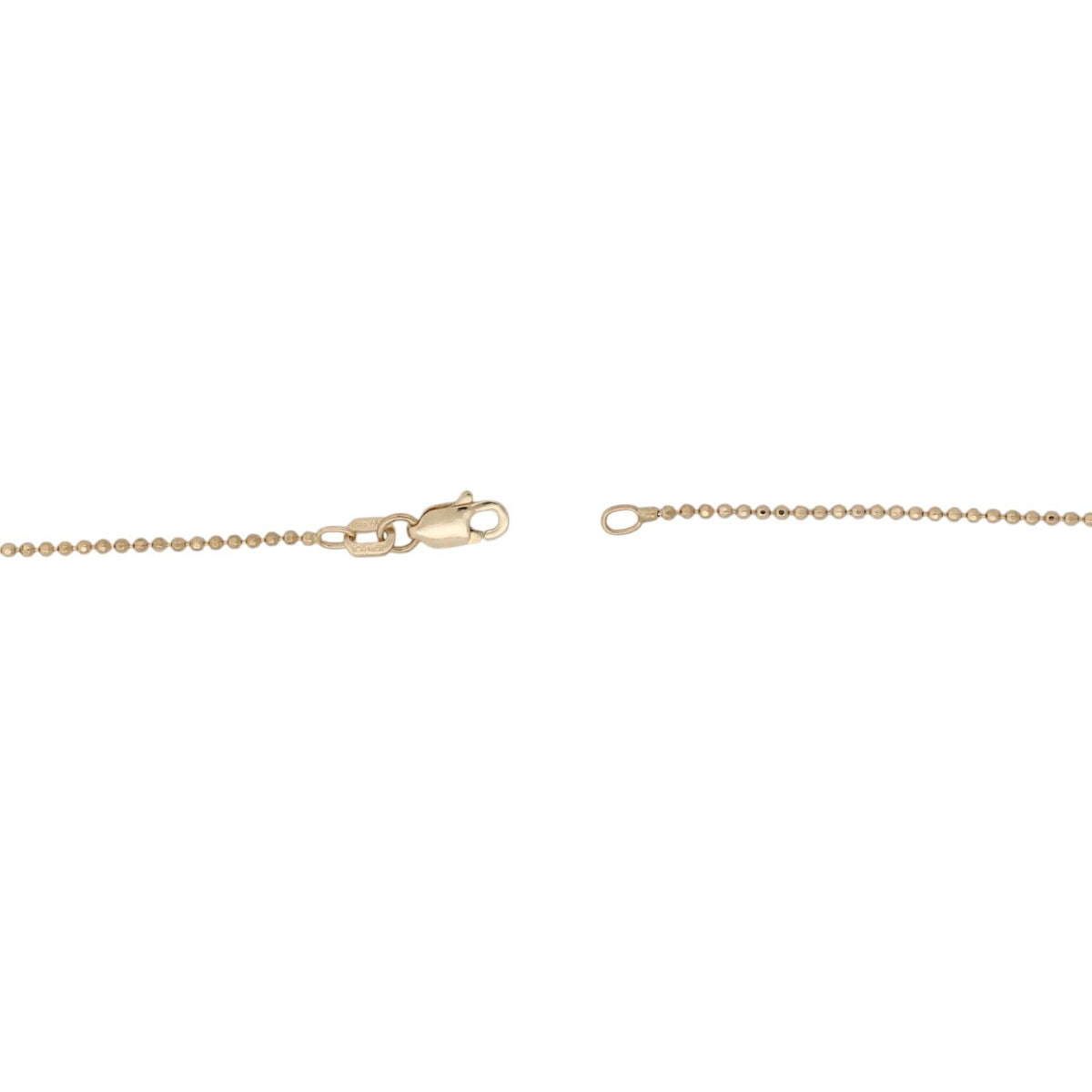 Dolphin Diamond Pendant Necklace 14K Gold 0.12 CTW 20.5" South Africa Estate