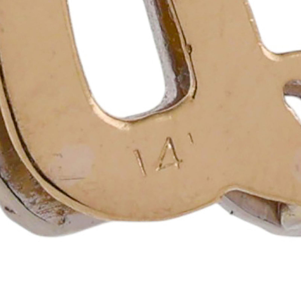 Natural Diamond Initial D Pendant 14K Two-Tone Gold 0.20 CTW Letter Monogram