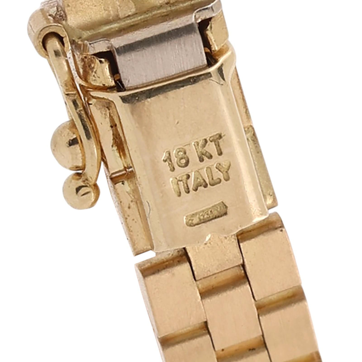 Vintage Italian 18K Yellow Gold Triple Row Link Bracelet 6.75" 20.8g