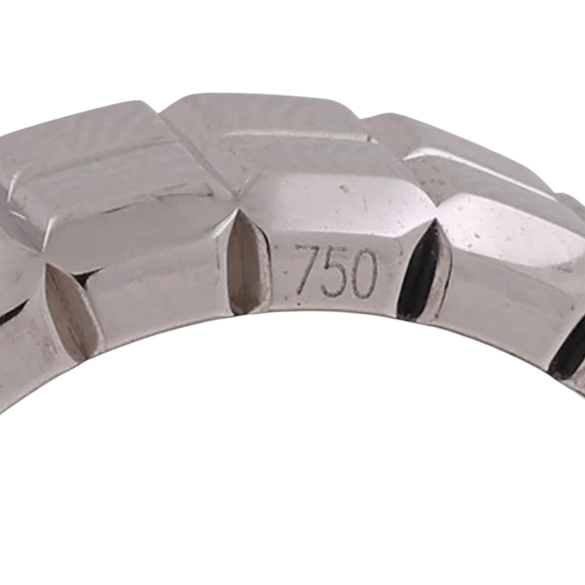 Chopard Ice Cube Ring 18K White Gold 82/3795 8mm Size 6.25 10.5g