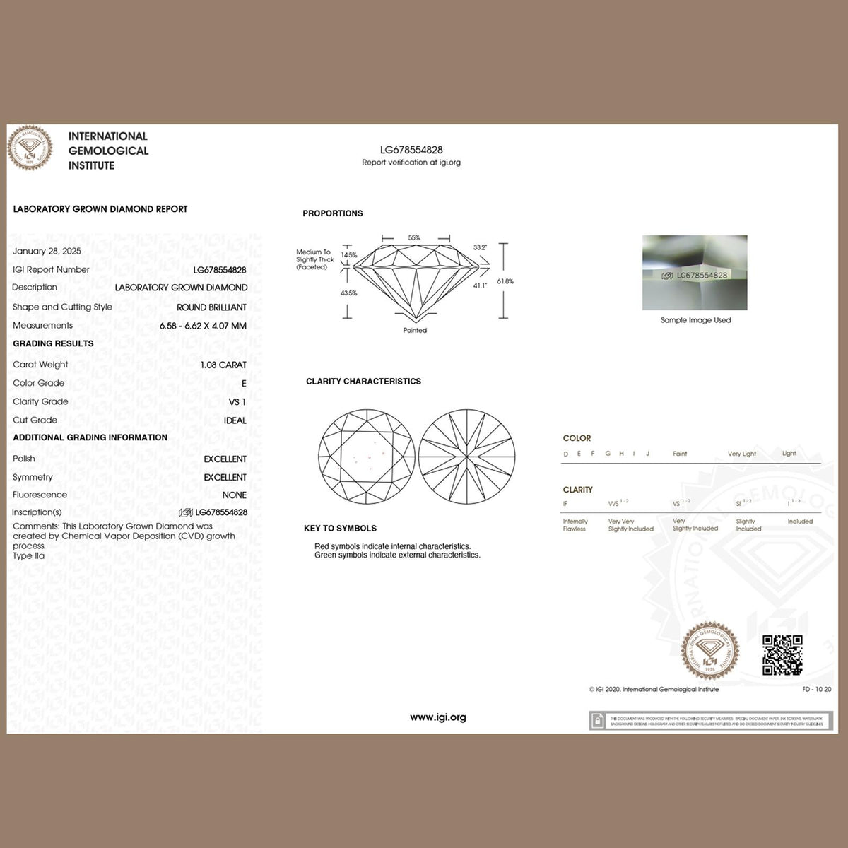 IGI 1.38CTW Lab Grown Diamond Engagement Ring 14K Yellow Gold E VS1 Size 6.5