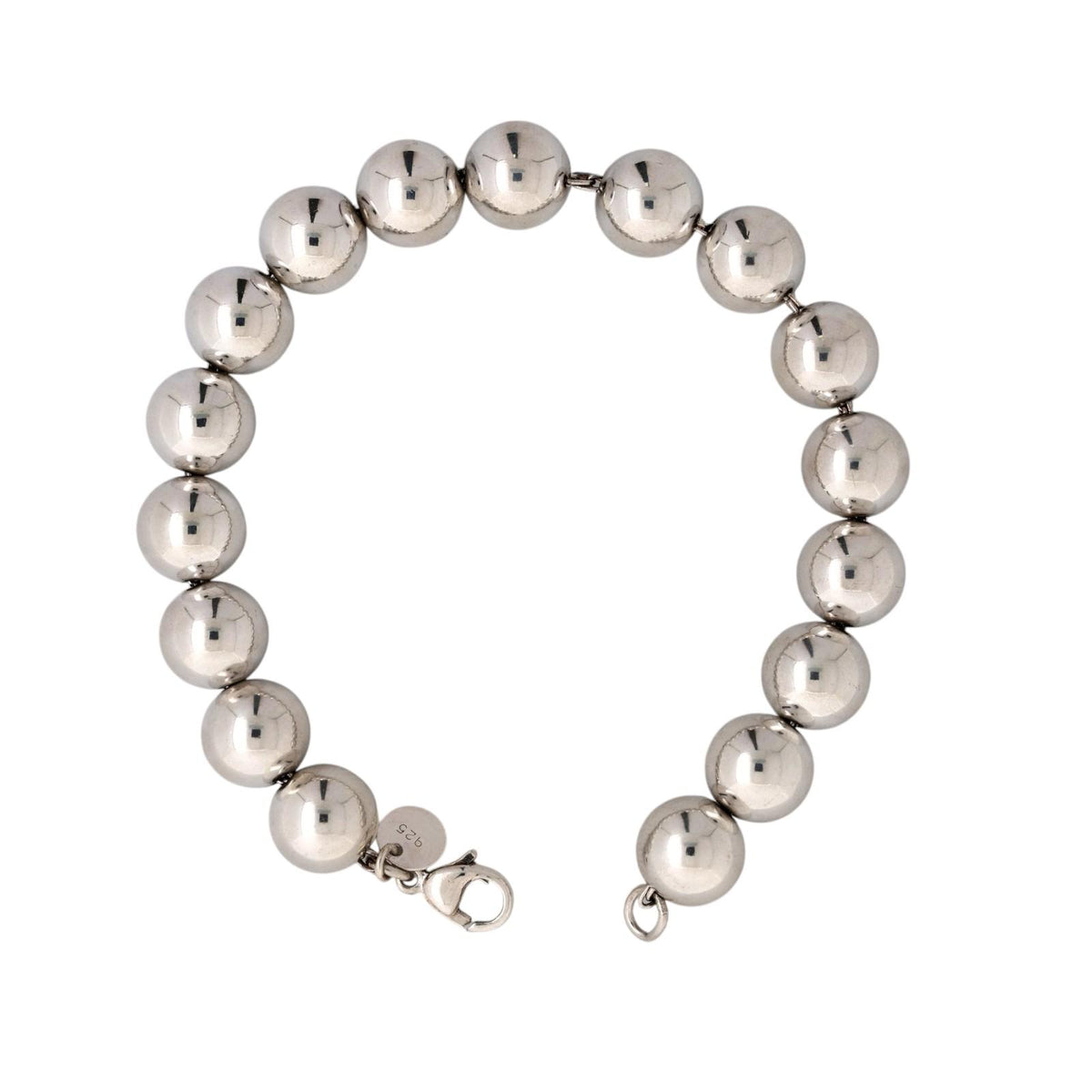 Tiffany & Co. HardWear Ball Bracelet Sterling Silver 10mm 7.5" Medium