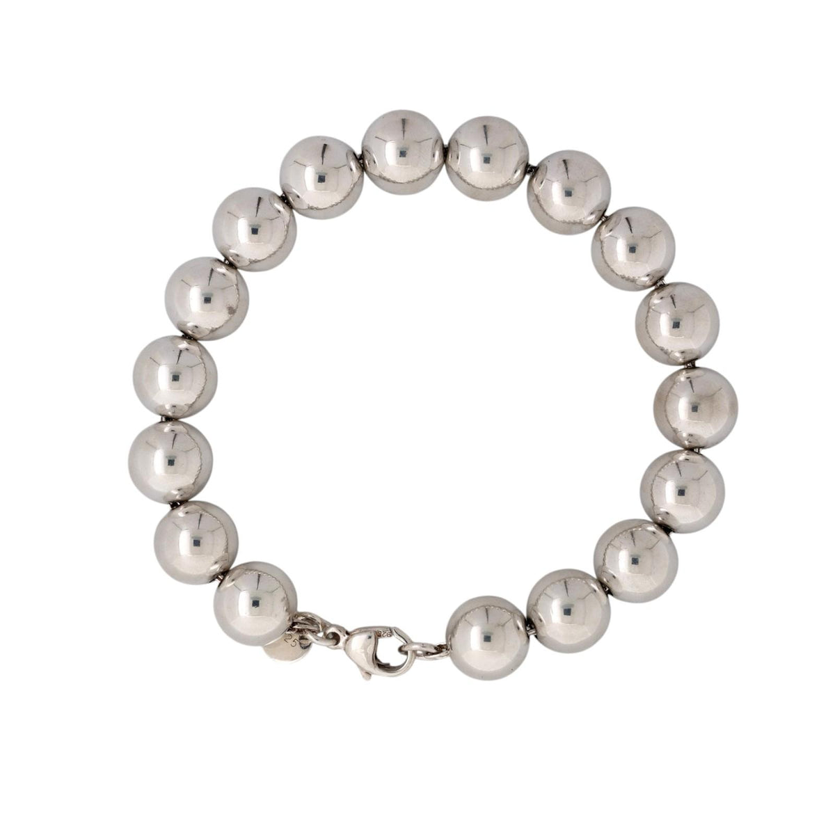 Tiffany & Co. HardWear Ball Bracelet Sterling Silver 10mm 7.5" Medium