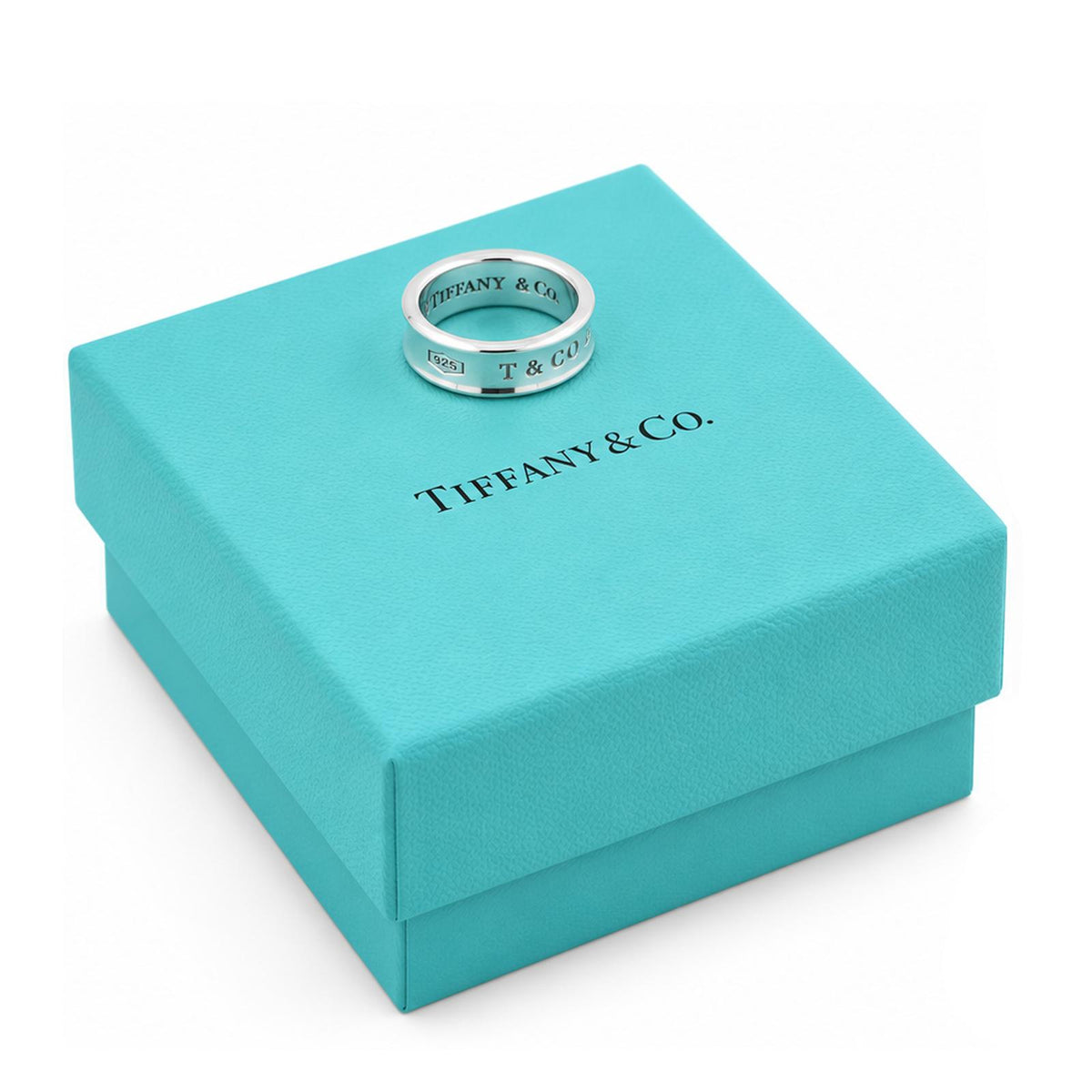 Tiffany & Co. 1837 Concave Band Ring Sterling Silver 925 1997 Size 6.25