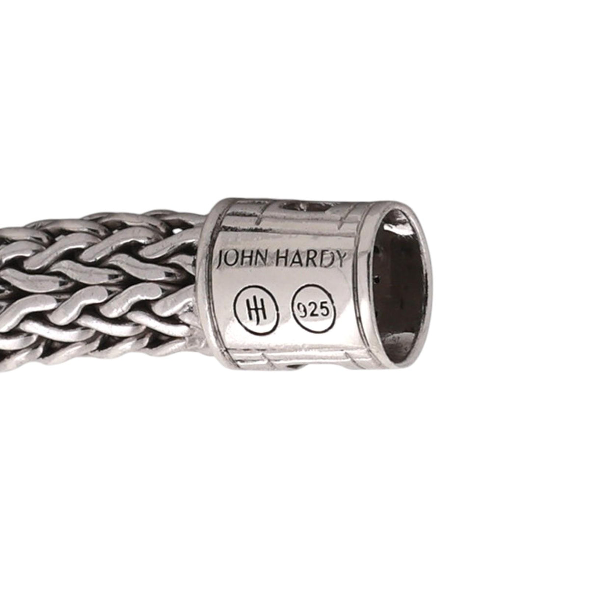 John Hardy Icon Classic Chain Black Sapphire Bracelet Sterling Silver 6.5mm 6.75