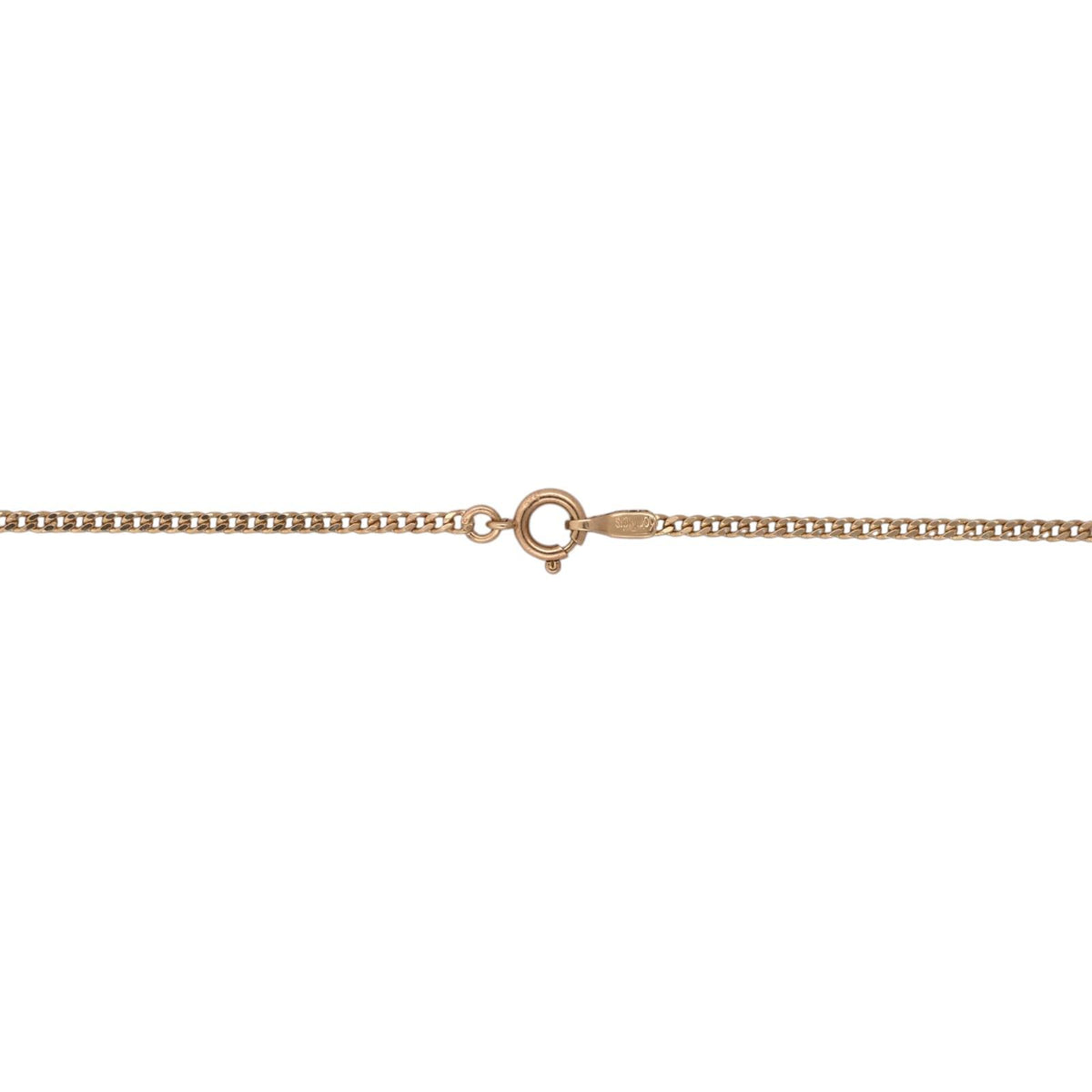 Korifidis Diamond Double Crescent Necklace 14K Yellow Gold 0.45 CT 18" Vintage