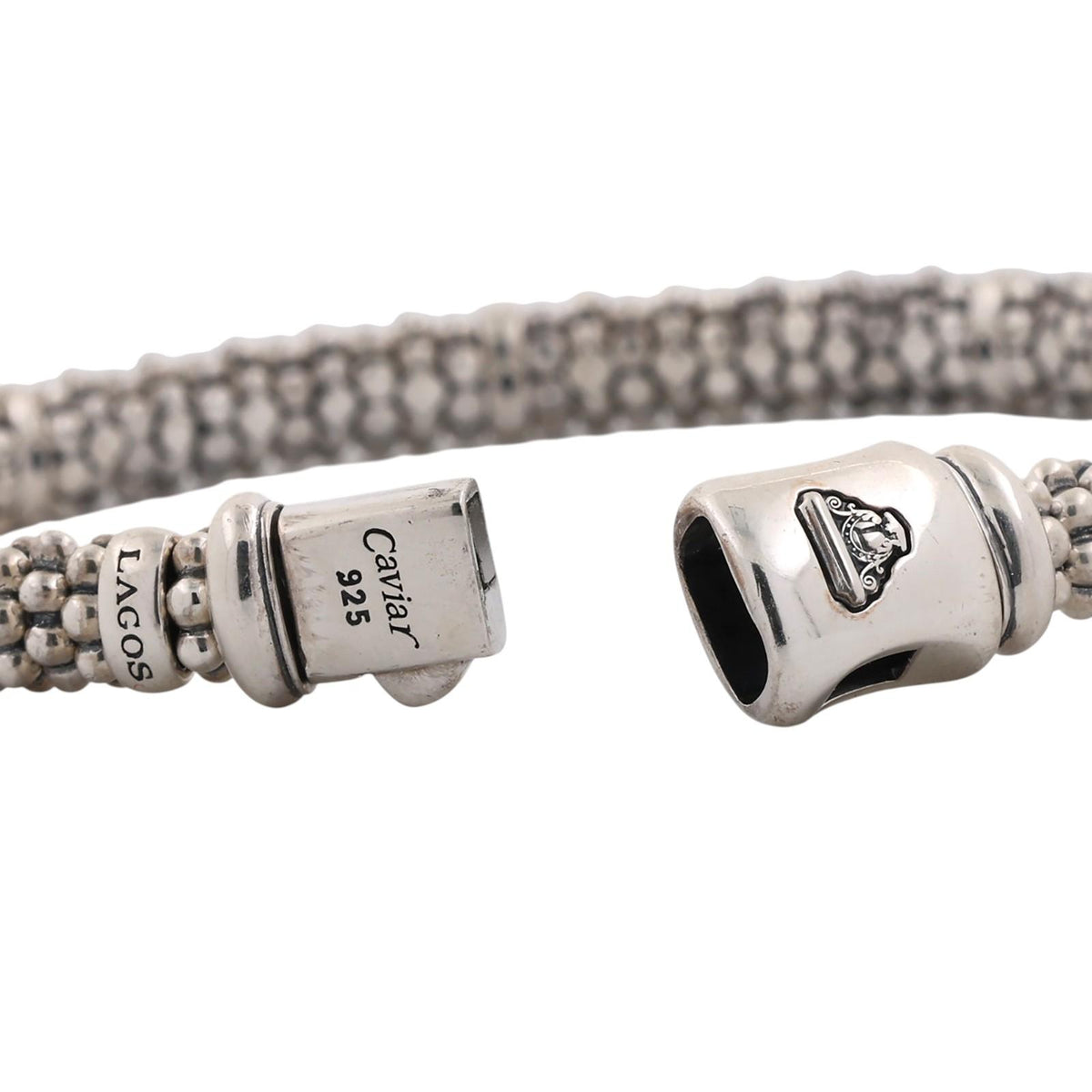 LAGOS Caviar Multi Strand Bracelet Sterling Silver 925 6mm 6.75"