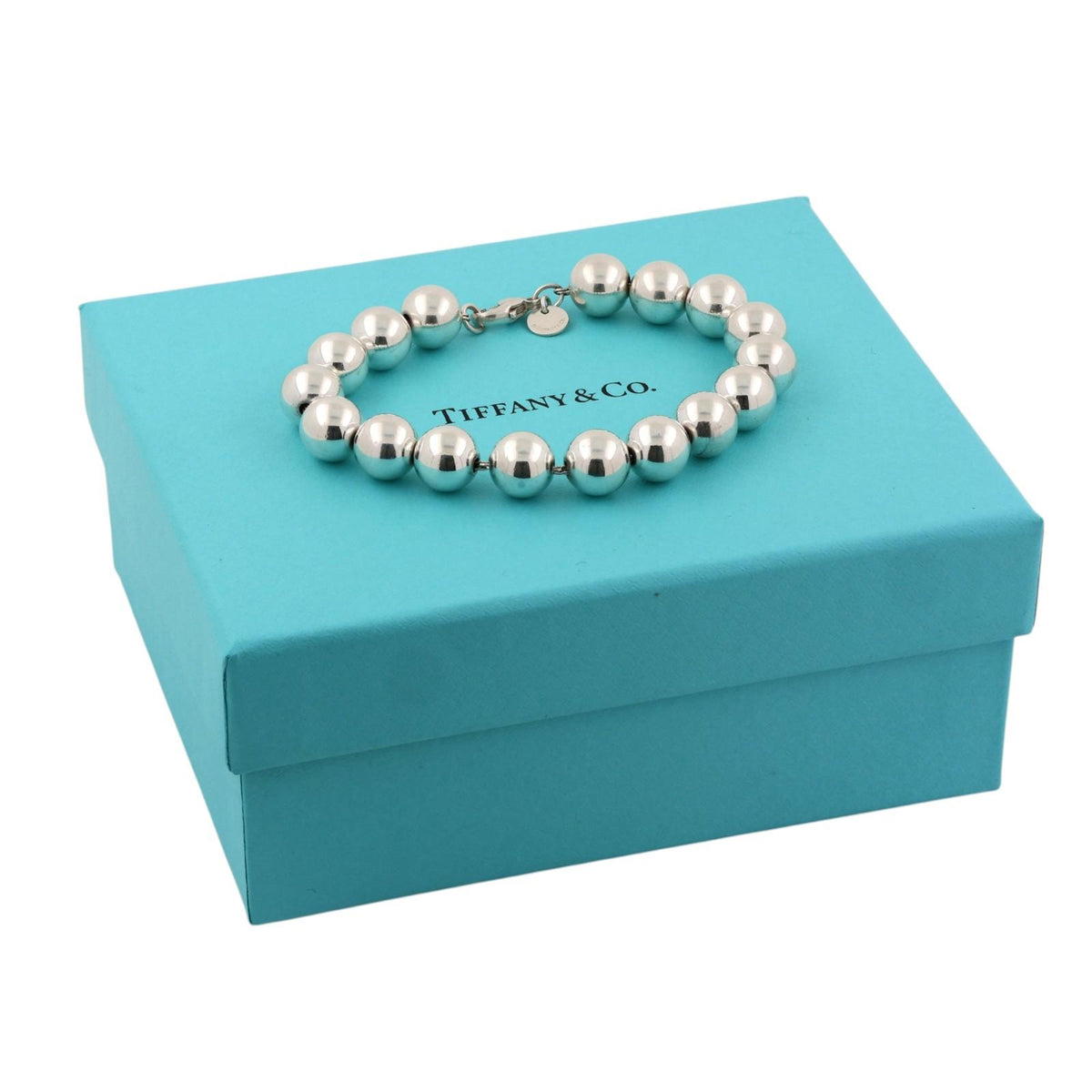 Tiffany & Co. HardWear Ball Bracelet Sterling Silver 925 10mm 7.5" Medium