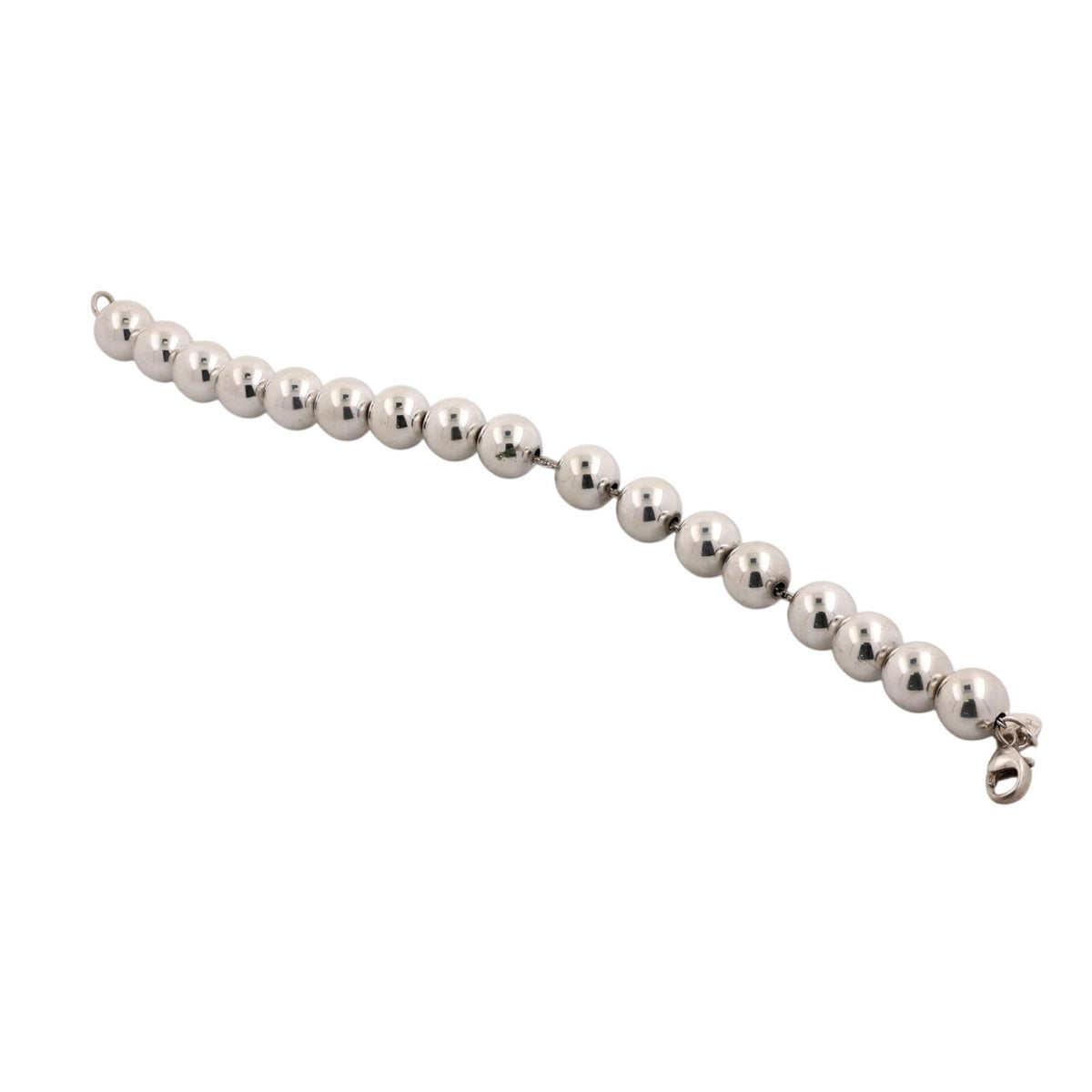 Tiffany & Co. HardWear Ball Bracelet Sterling Silver 925 10mm 7.5" Medium