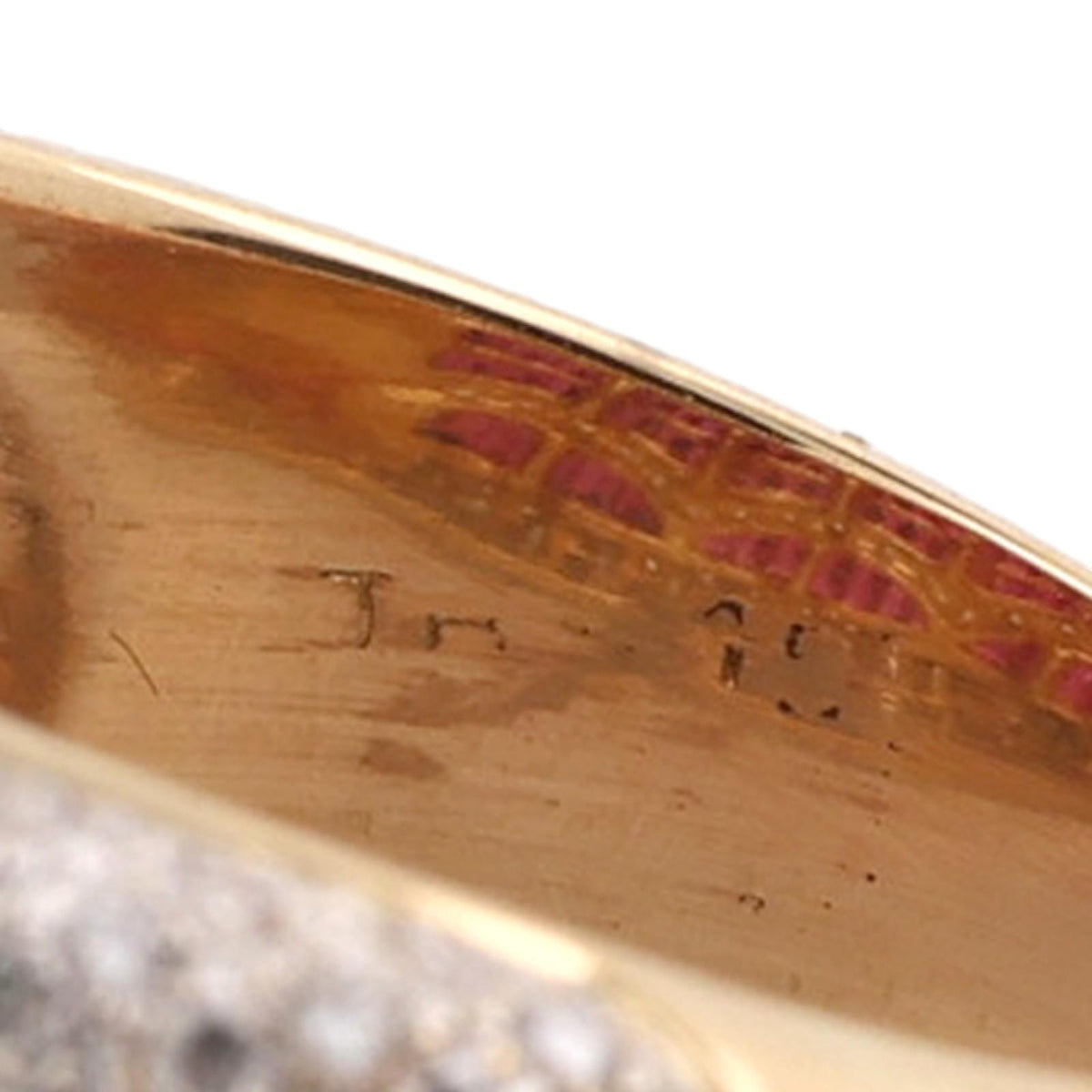 Natural Ruby Diamond Wide Band Ring 18K Yellow Gold 2.75 CTW Size 8.5